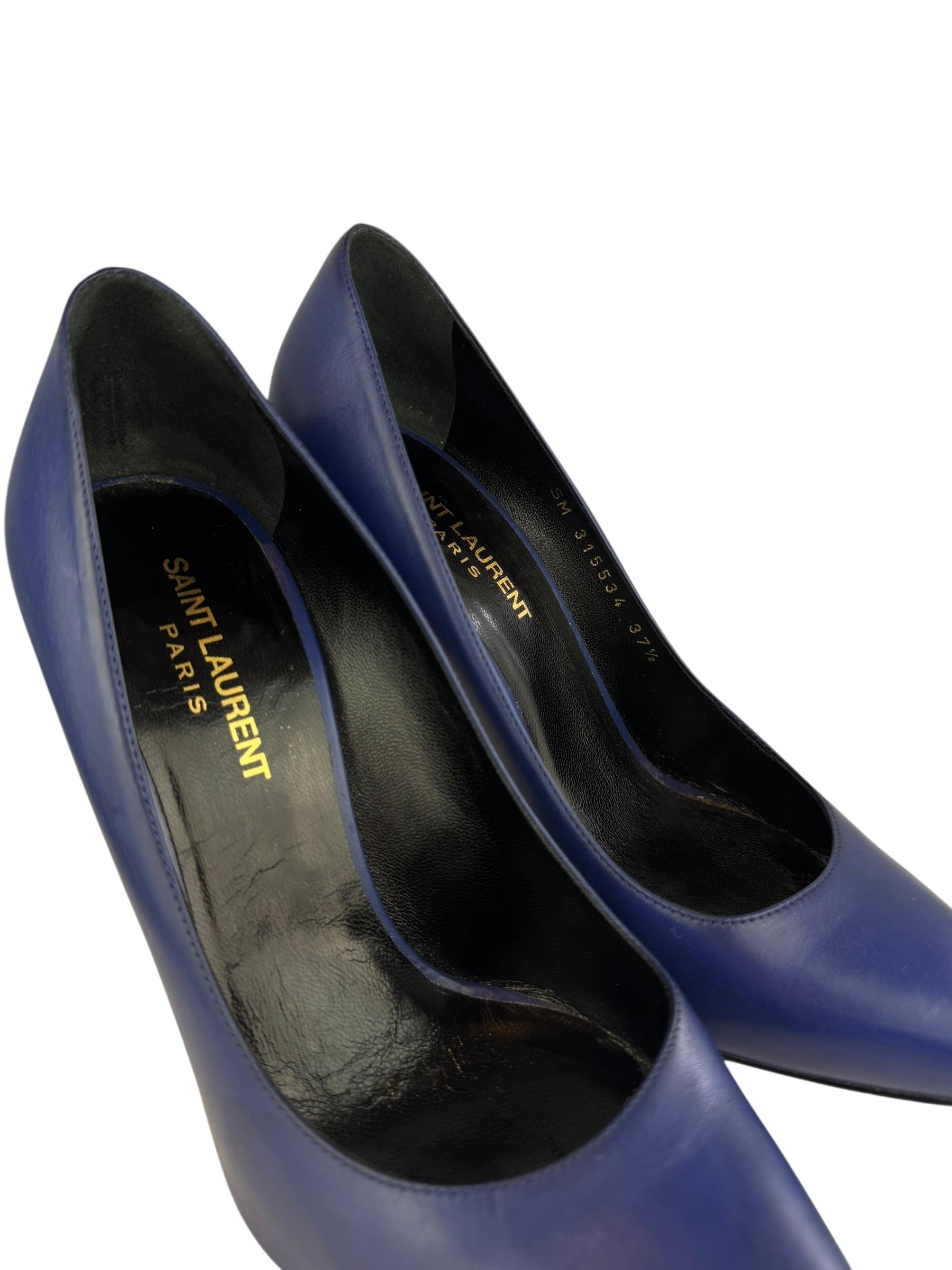 SAINT LAURENT NAVY HEELS