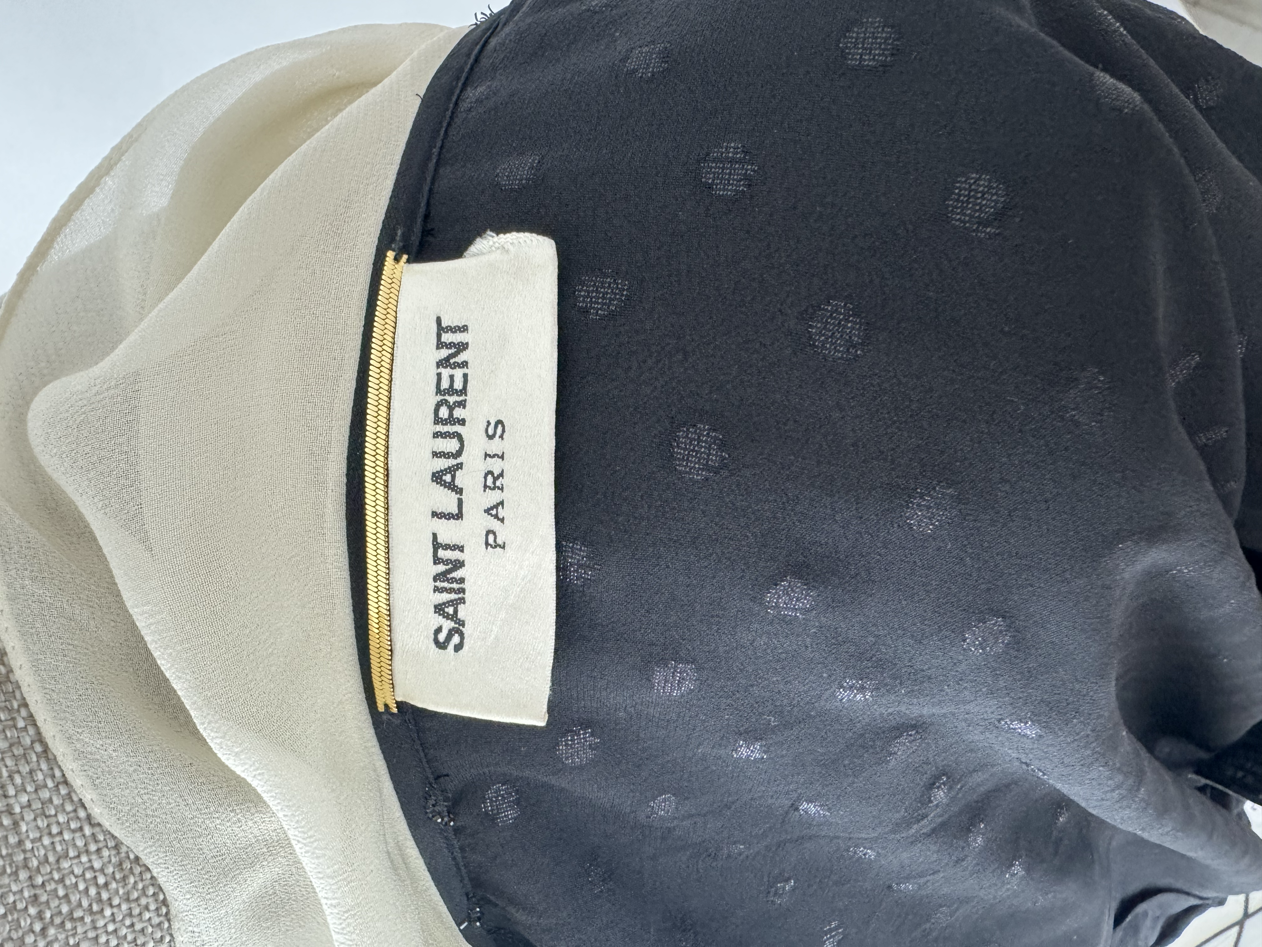 SAINT LAURENT SILK DRESS