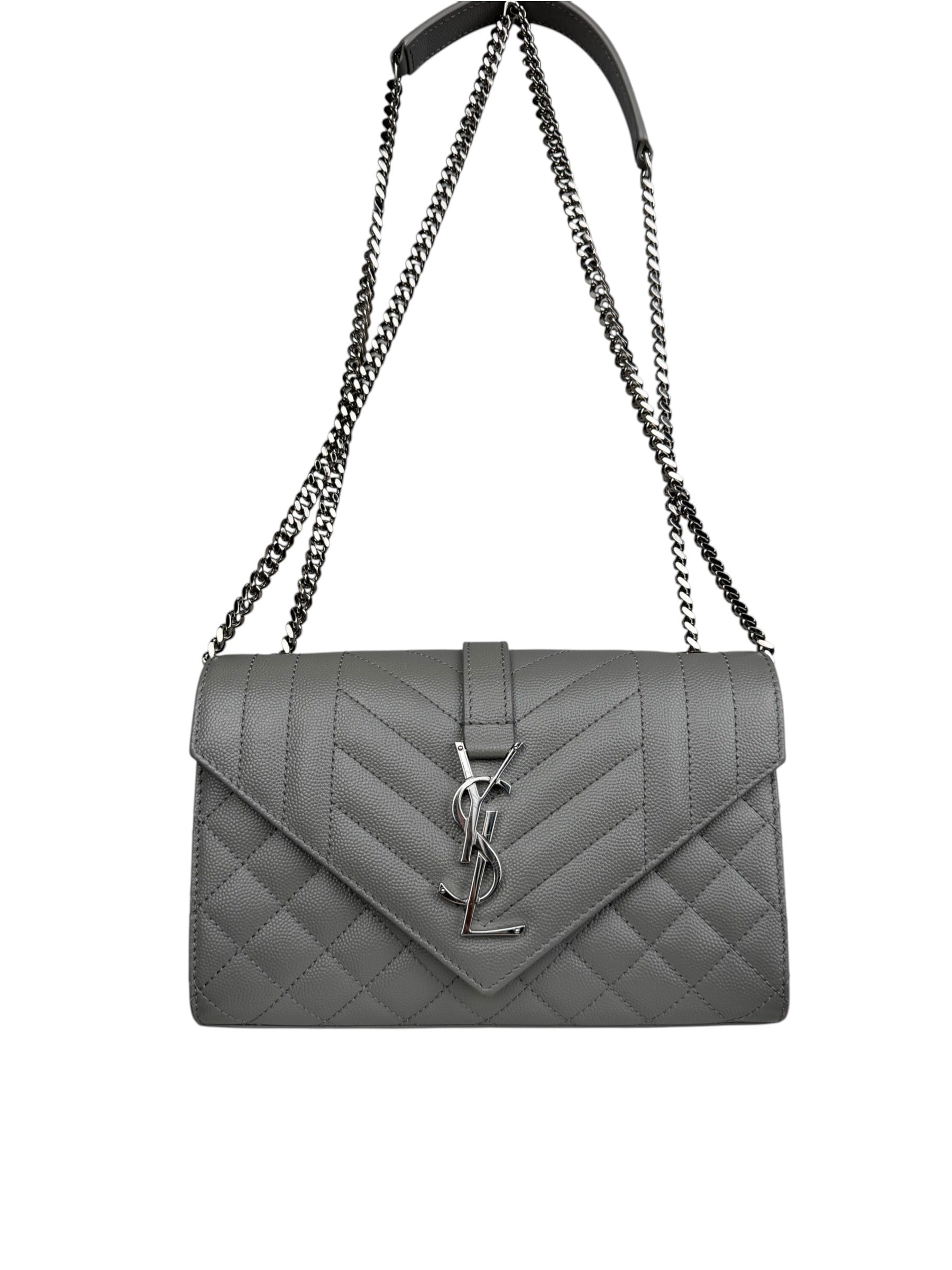 SAINT LAURENT SMALL ENVELOPE CHAIN BAG 