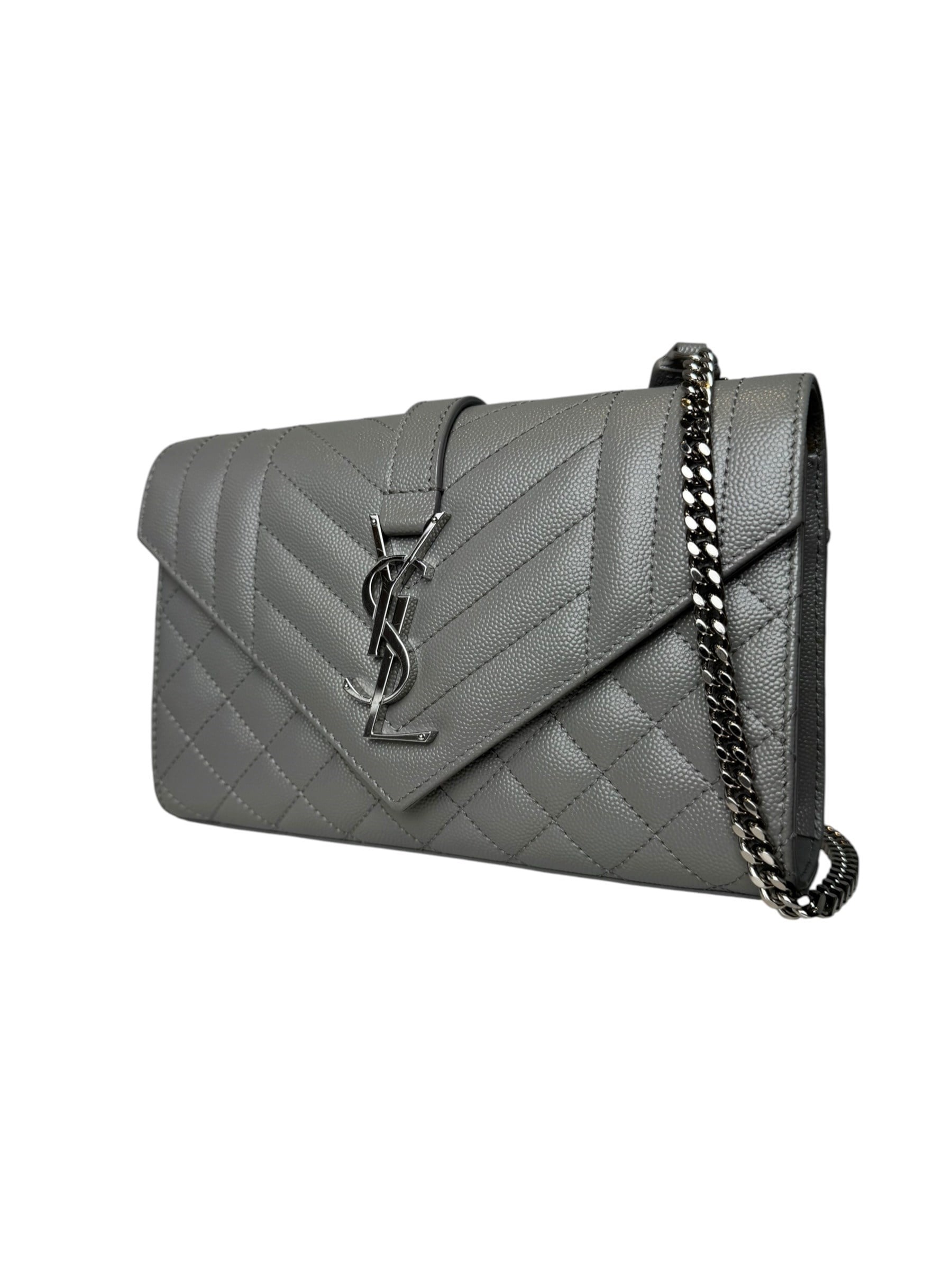 SAINT LAURENT SMALL ENVELOPE CHAIN BAG 