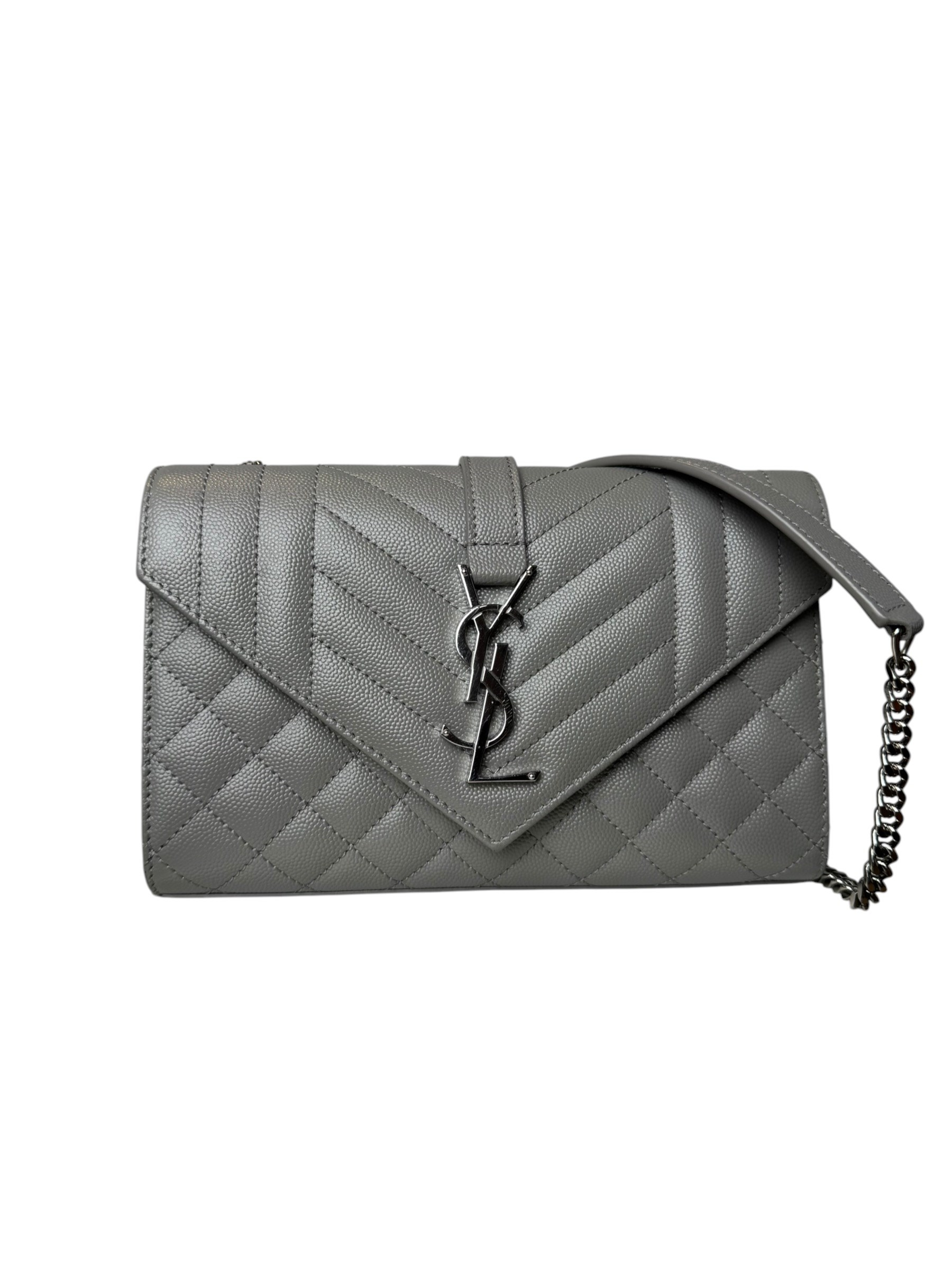 SAINT LAURENT SMALL ENVELOPE CHAIN BAG 