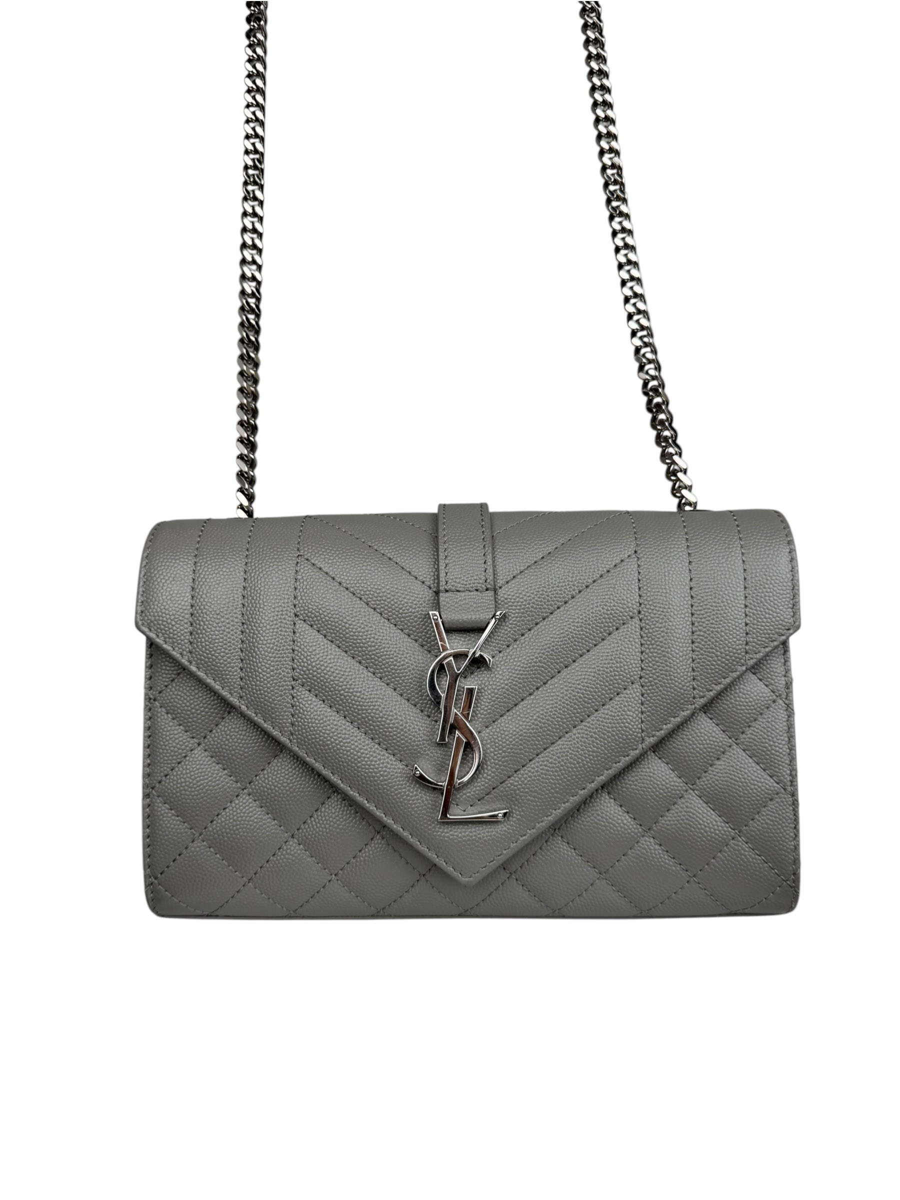 SAINT LAURENT SMALL ENVELOPE CHAIN BAG 