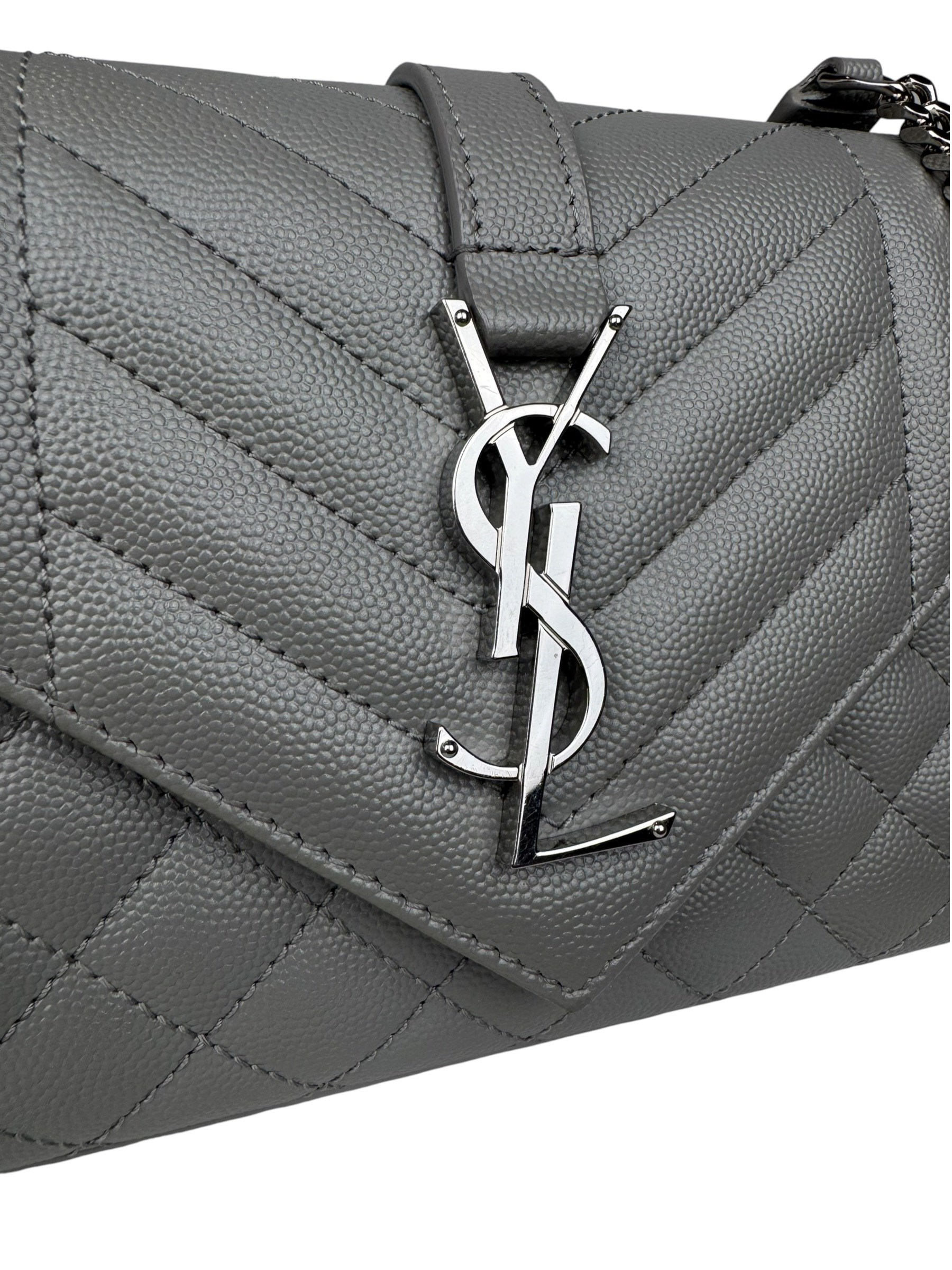 SAINT LAURENT SMALL ENVELOPE CHAIN BAG 