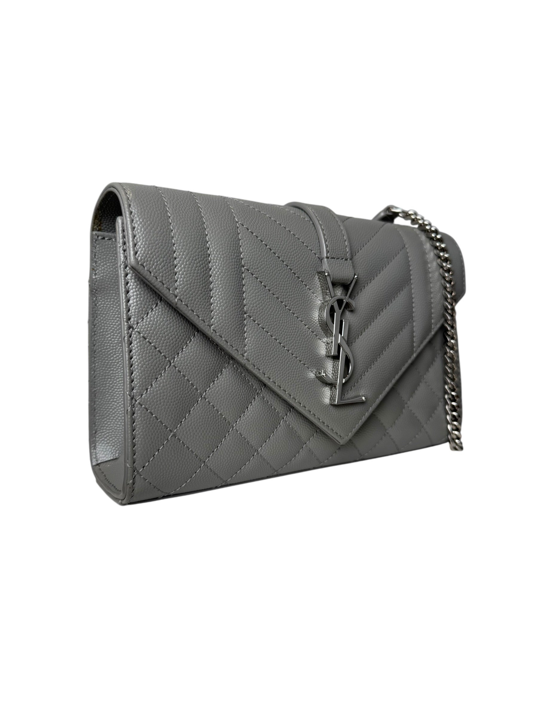 SAINT LAURENT SMALL ENVELOPE CHAIN BAG 
