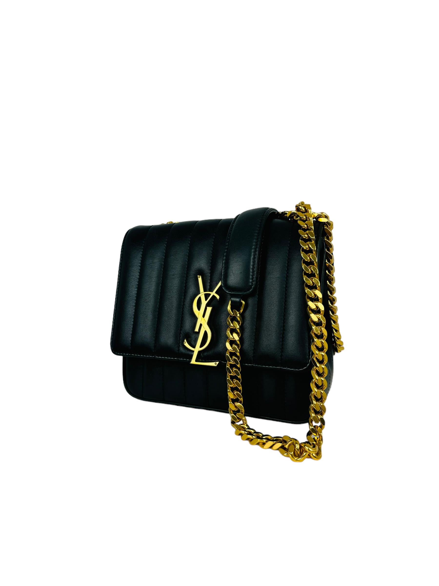 SAINT LAURENT VICKY MEDIUM CROSSBODY BAG