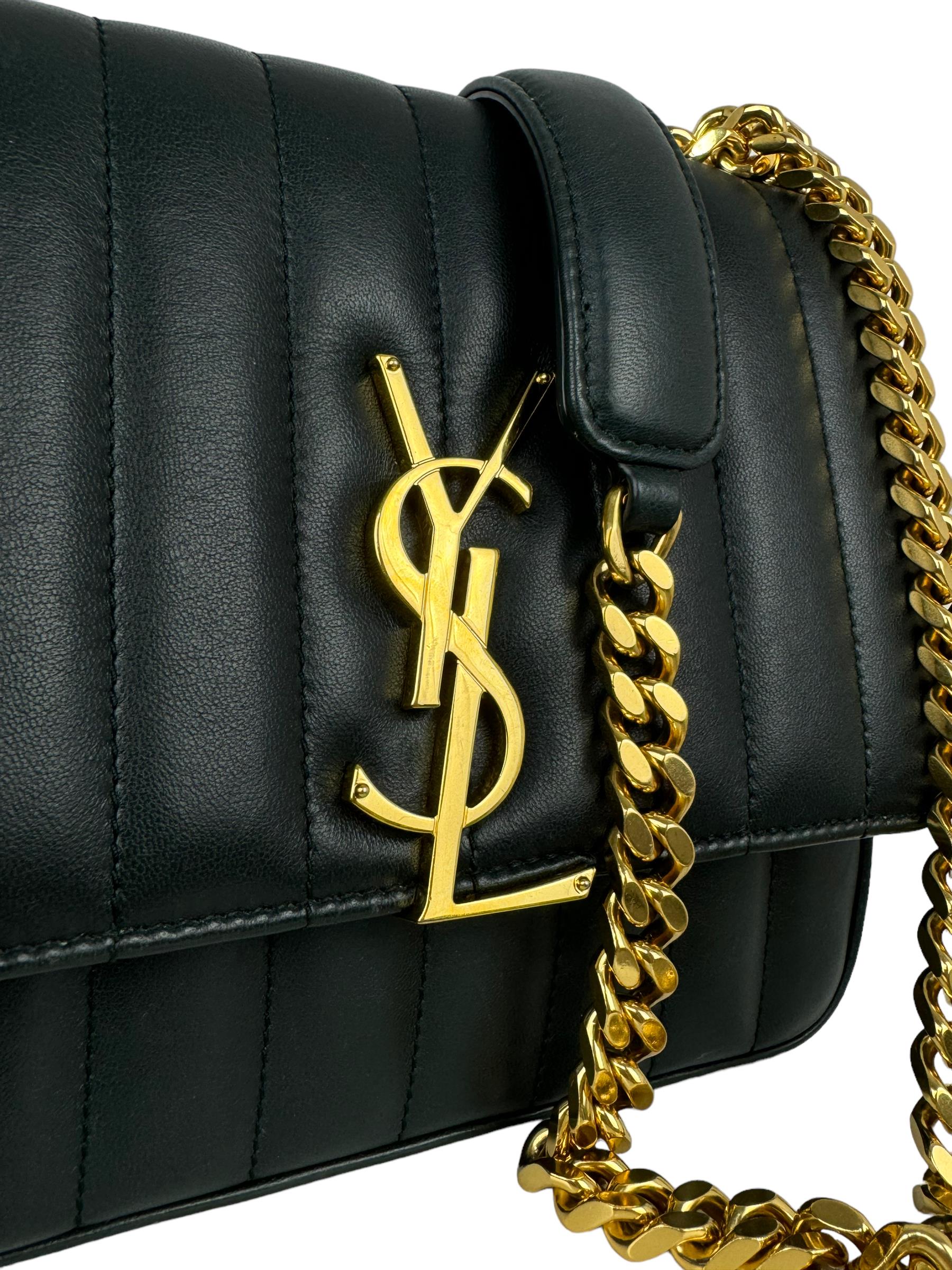SAINT LAURENT VICKY MEDIUM CROSSBODY BAG