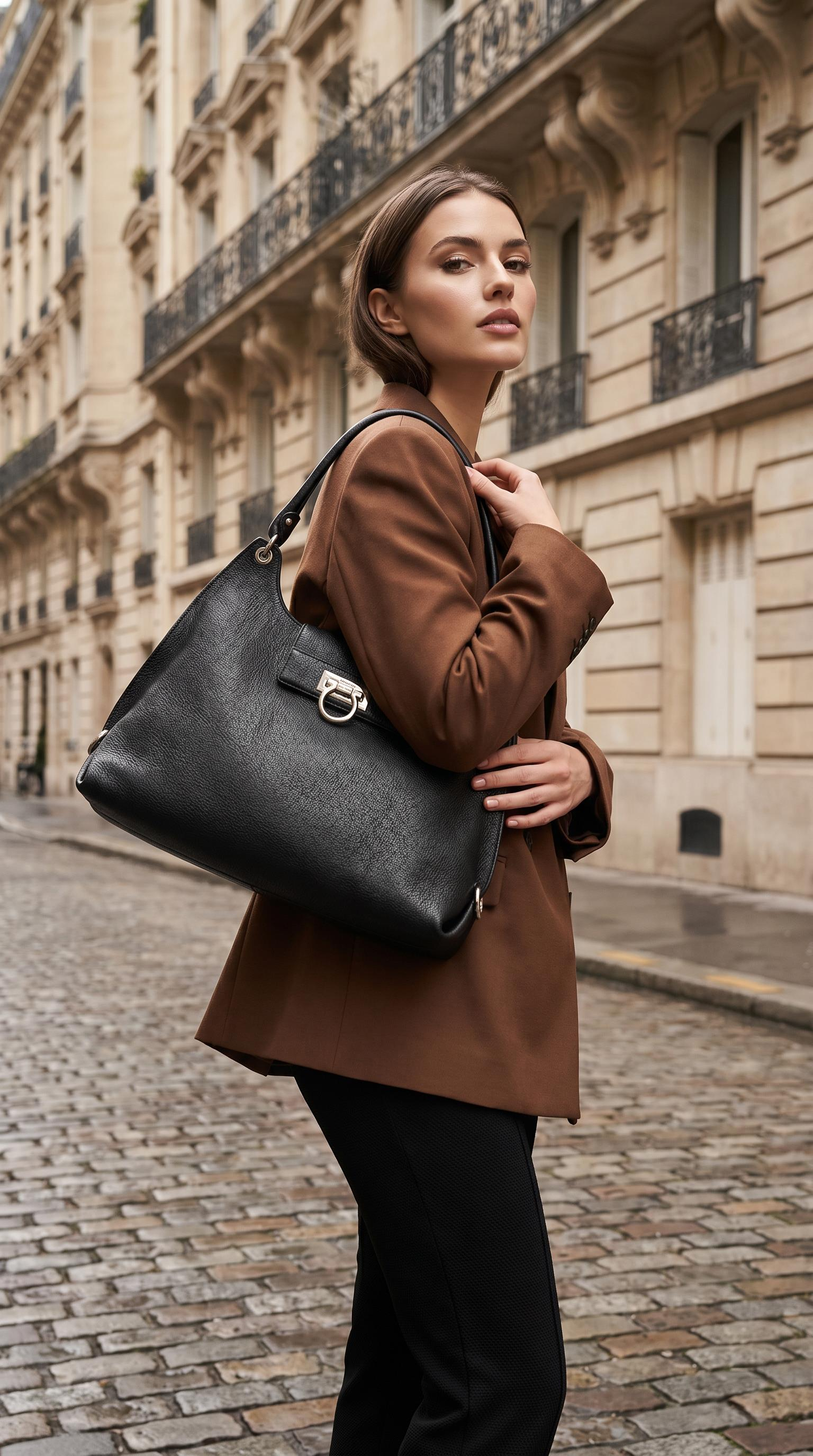SALVATORE FERRAGAMO FANISIA SHOULDER BAG