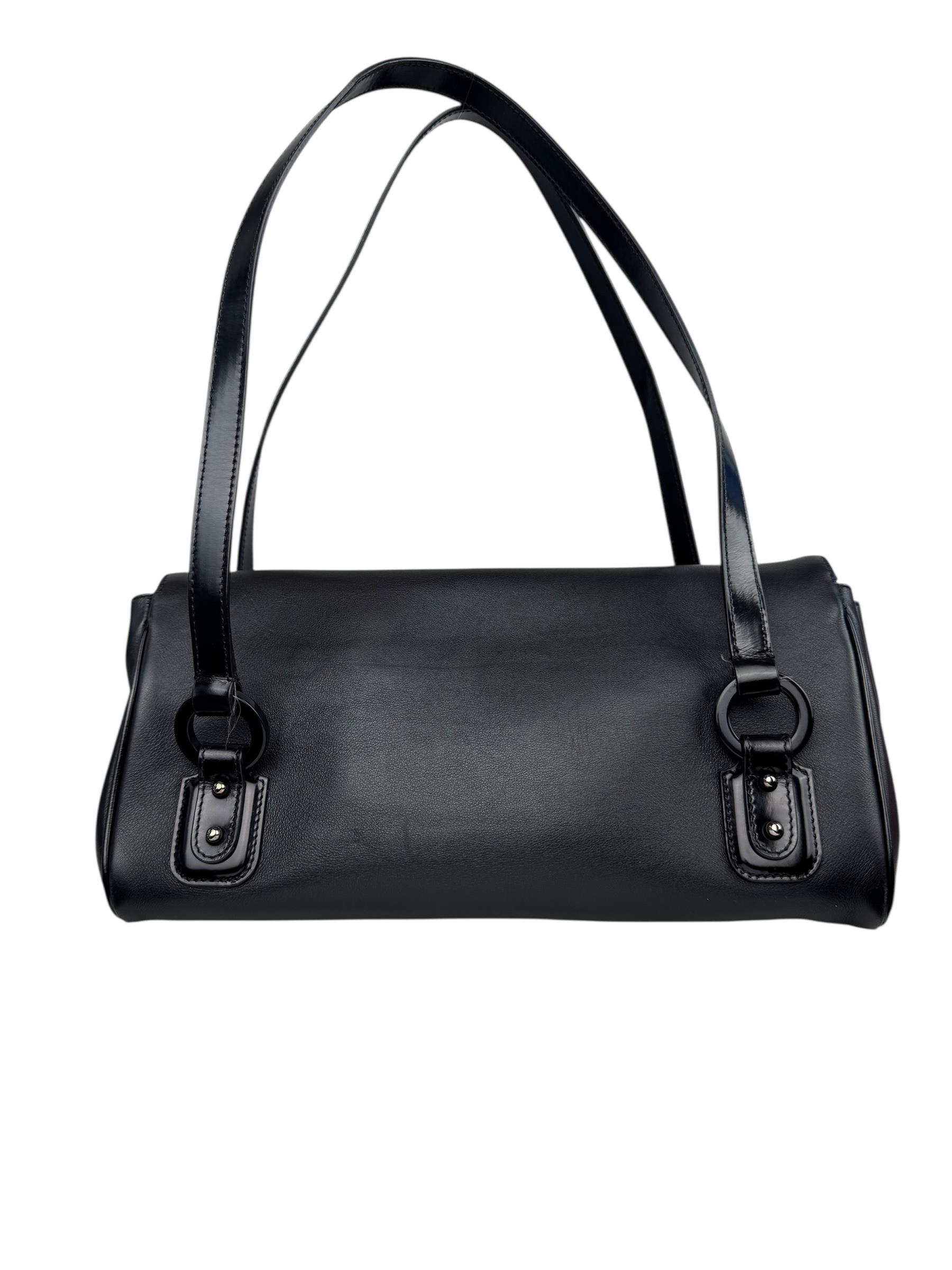 SALVATORE FERRAGAMO LEATHER SHOULDER BAG