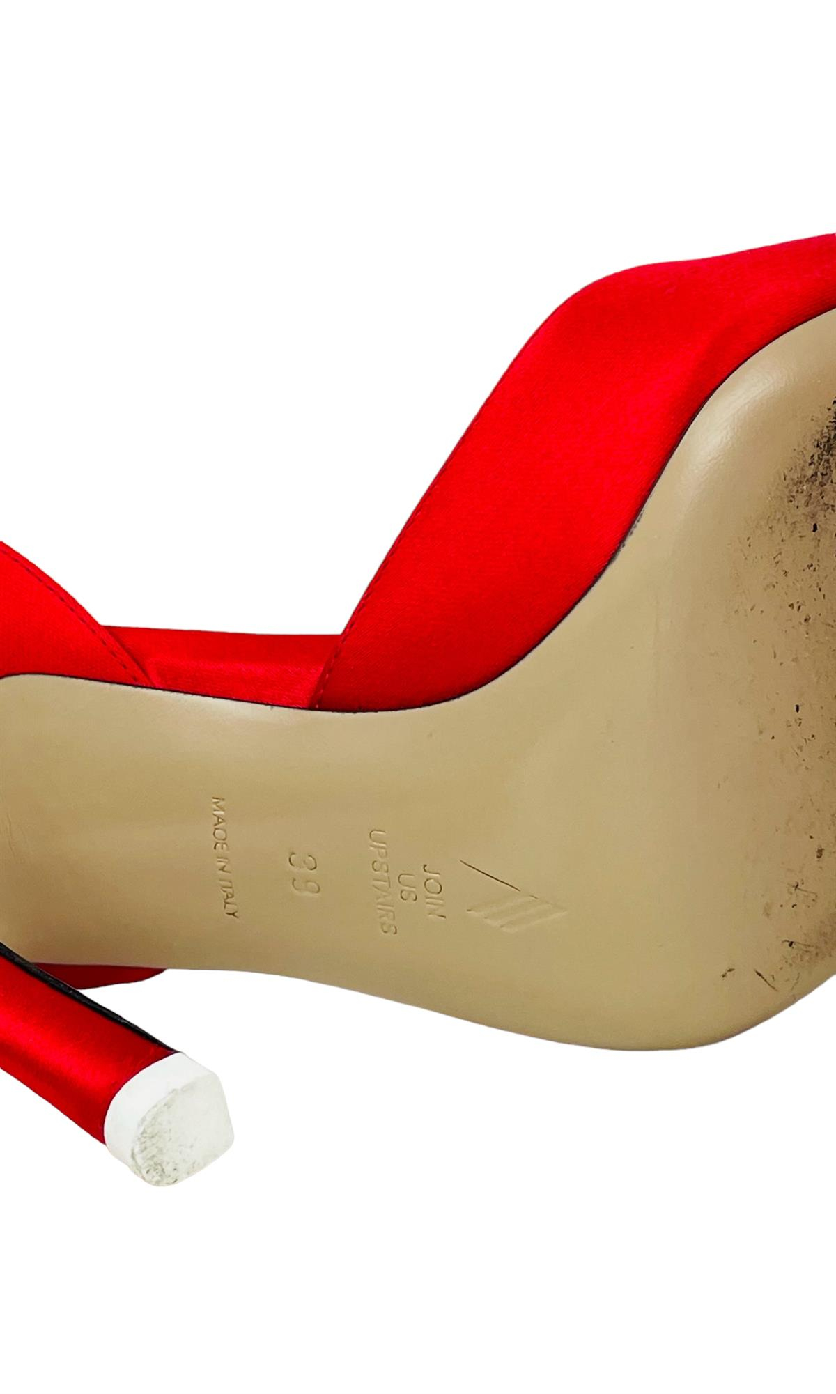 SATIN HEELS