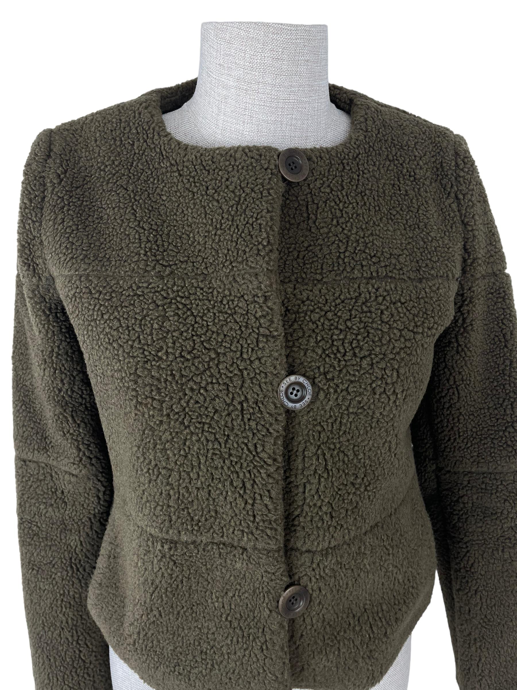 SEE BY CHLOE TEDDY JACKET