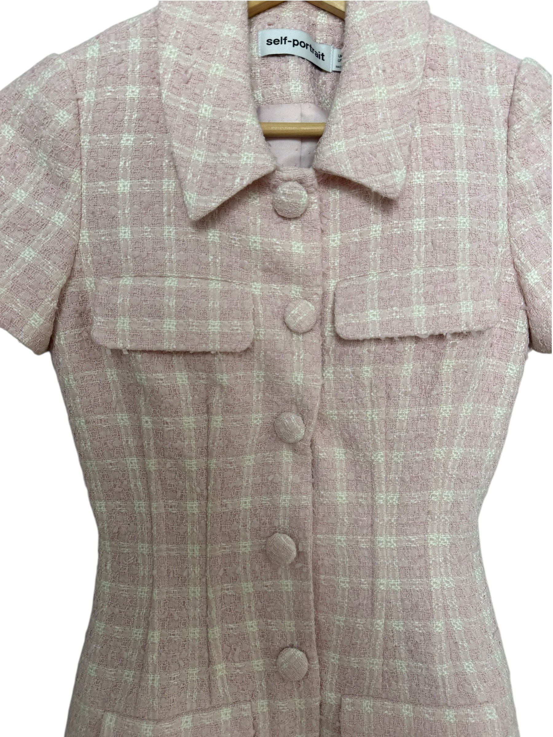 SELF PORTRAIT TWEED DRESS