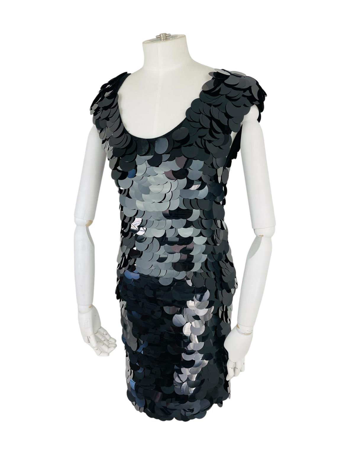 SEQUIN BLACK DRESS