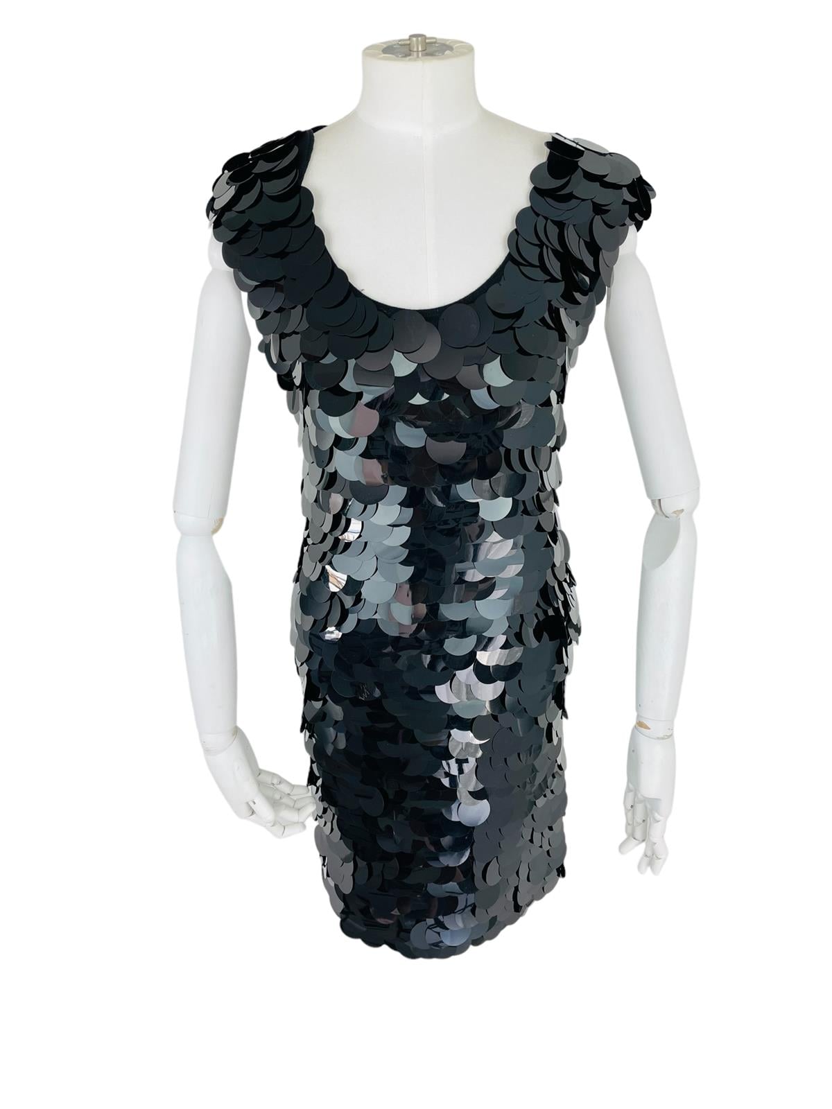 SEQUIN BLACK DRESS