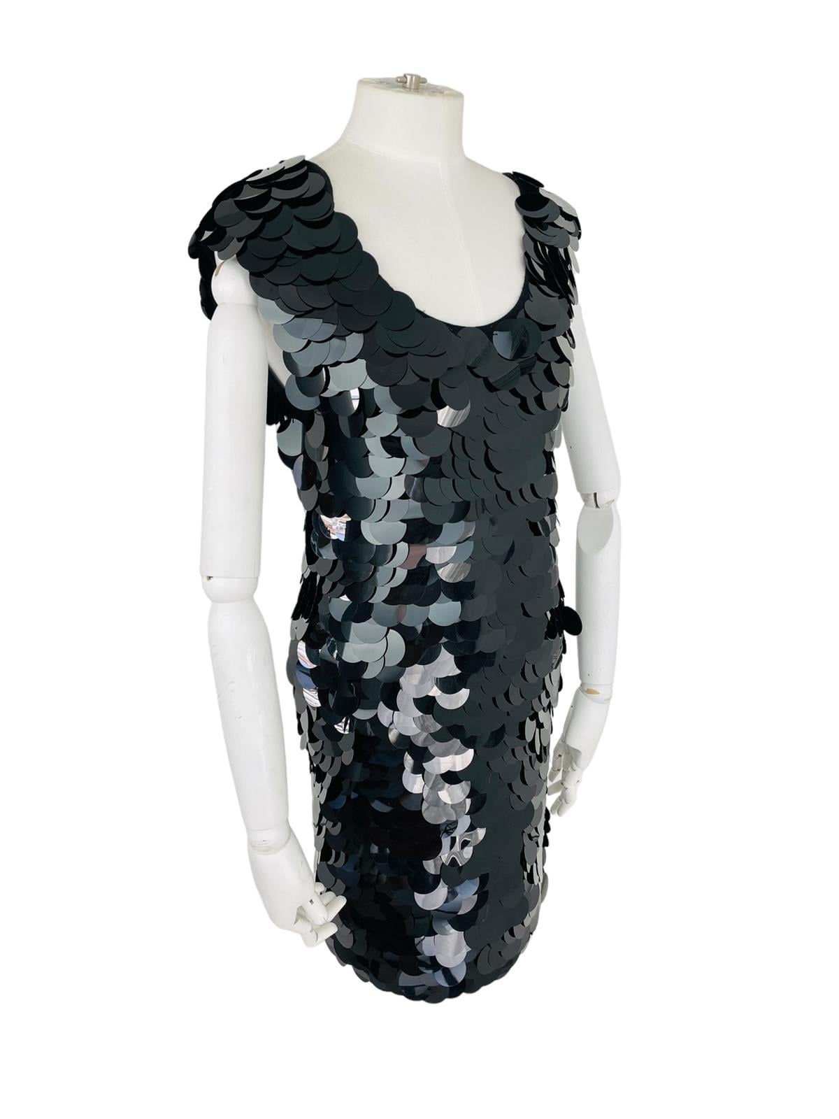 SEQUIN BLACK DRESS