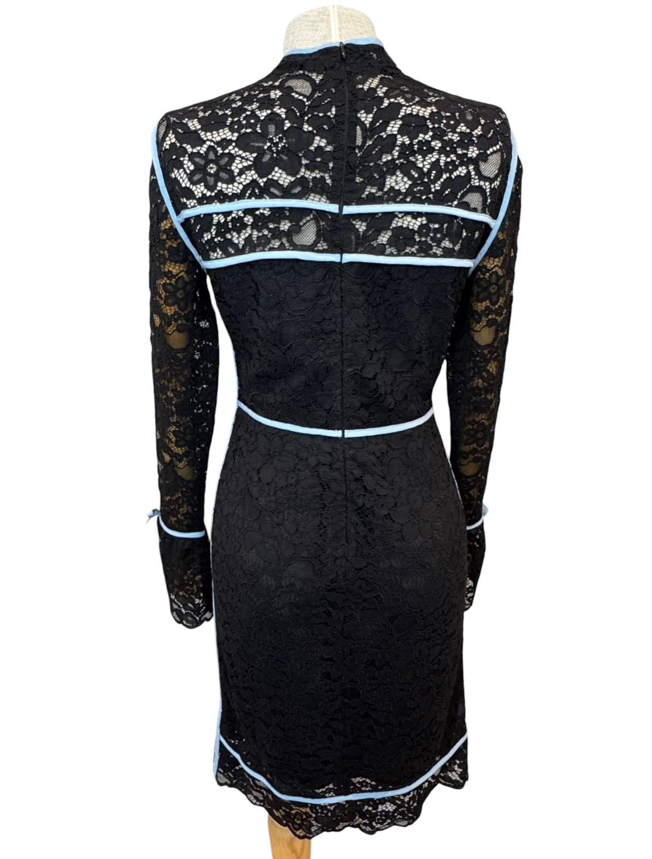 SPORTMAX BLACK LACE DRESS