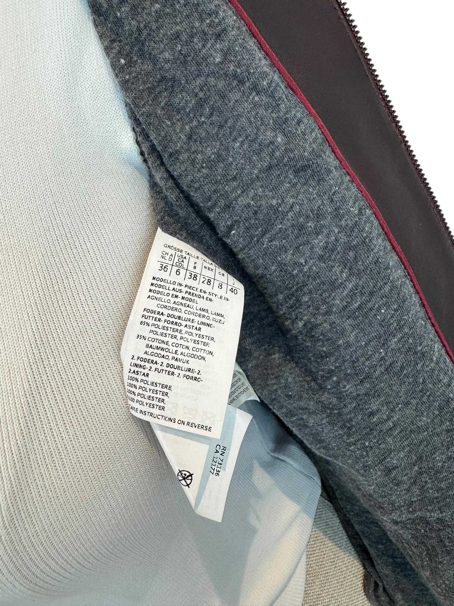 SPORTMAX VEGAN LEATHER JACKET
