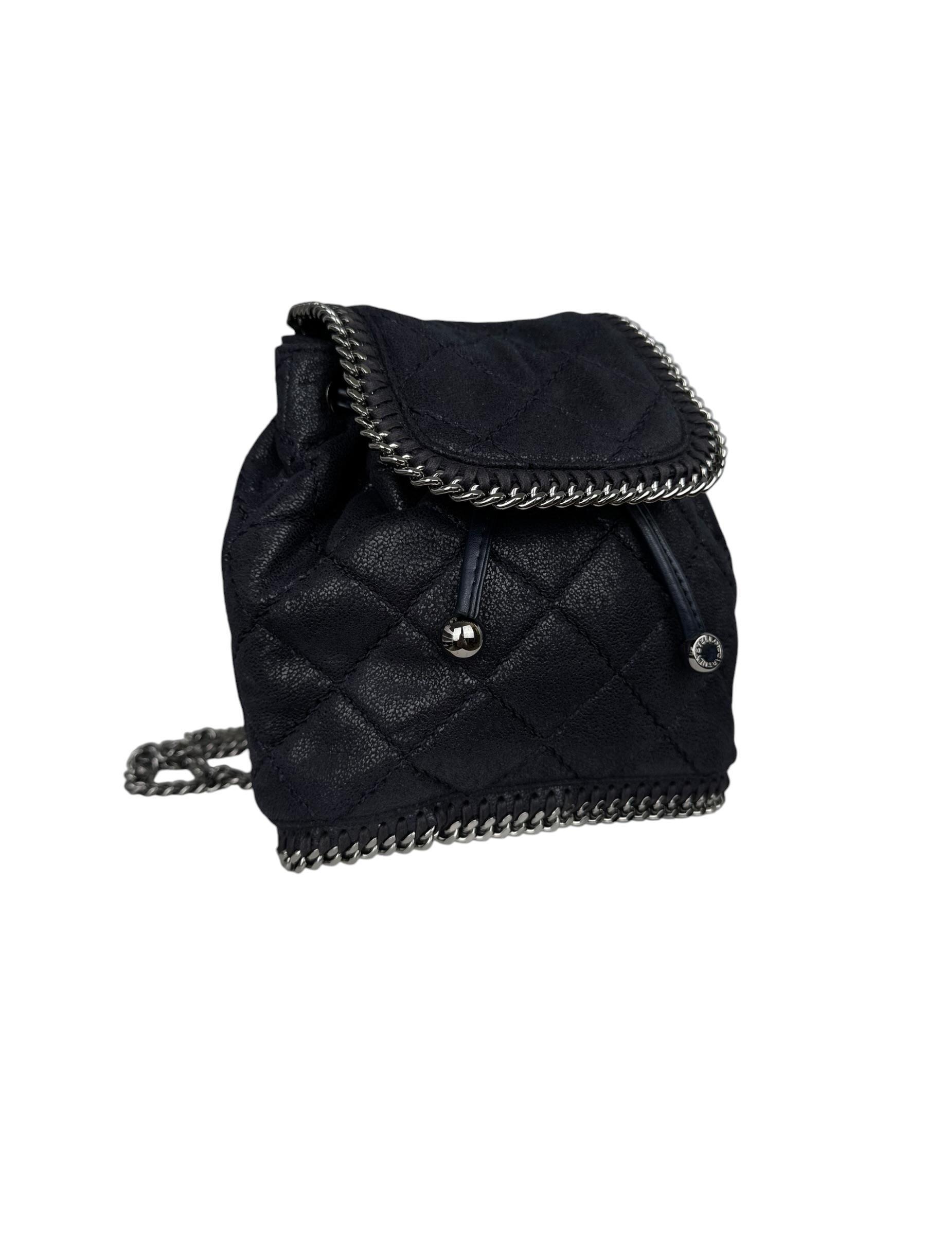 STELLA MCCARTNEY BALCK MINI FALABELLA BACKPACK