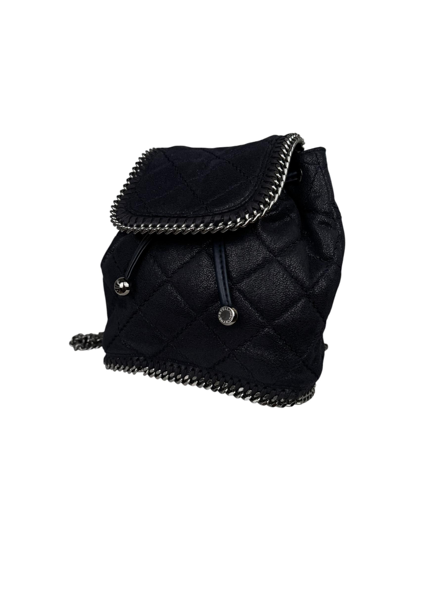 STELLA MCCARTNEY BALCK MINI FALABELLA BACKPACK