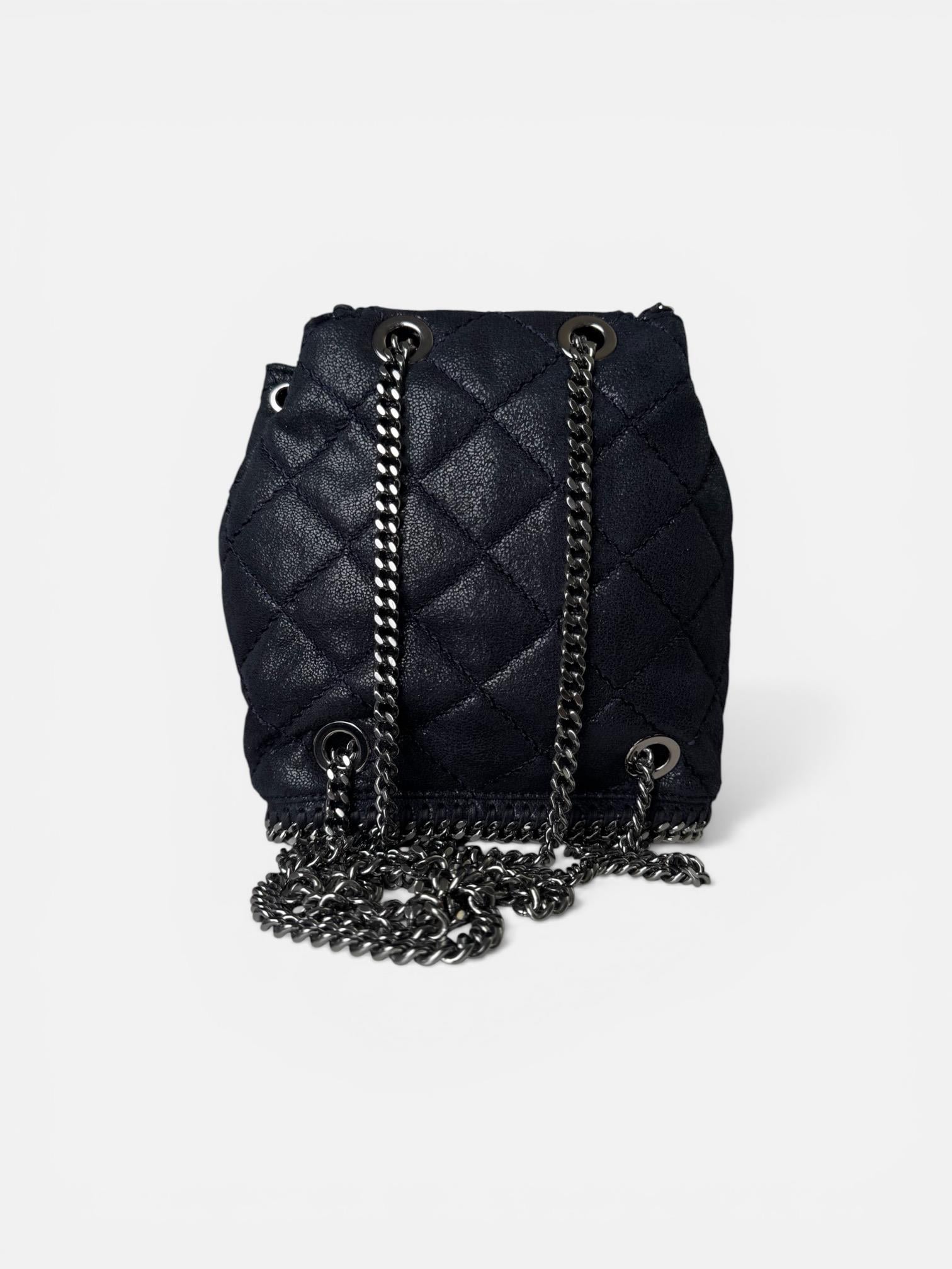 STELLA MCCARTNEY BALCK MINI FALABELLA BACKPACK