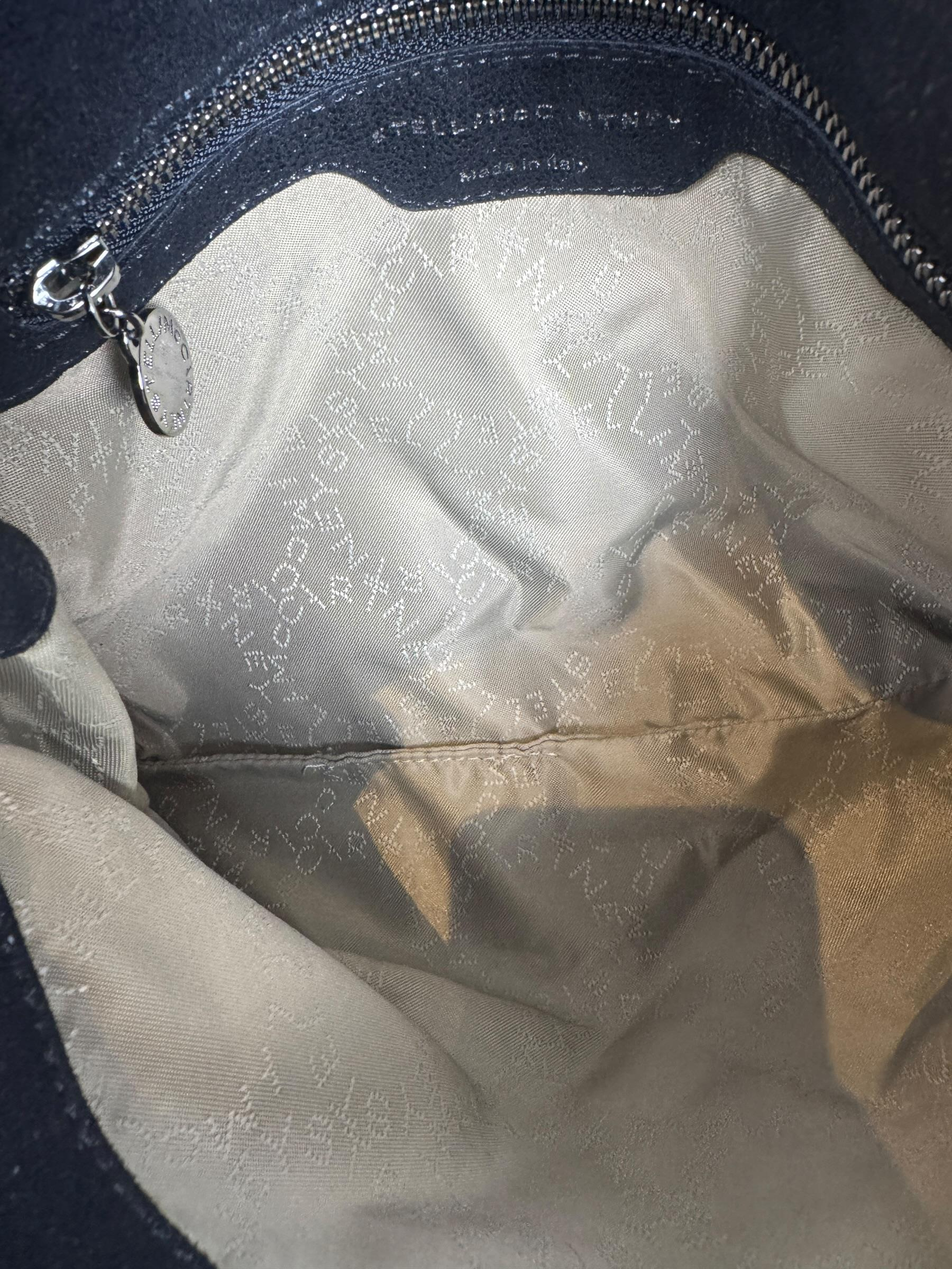 STELLA MCCARTNEY BLACK FALABELLA CHAIN BAG
