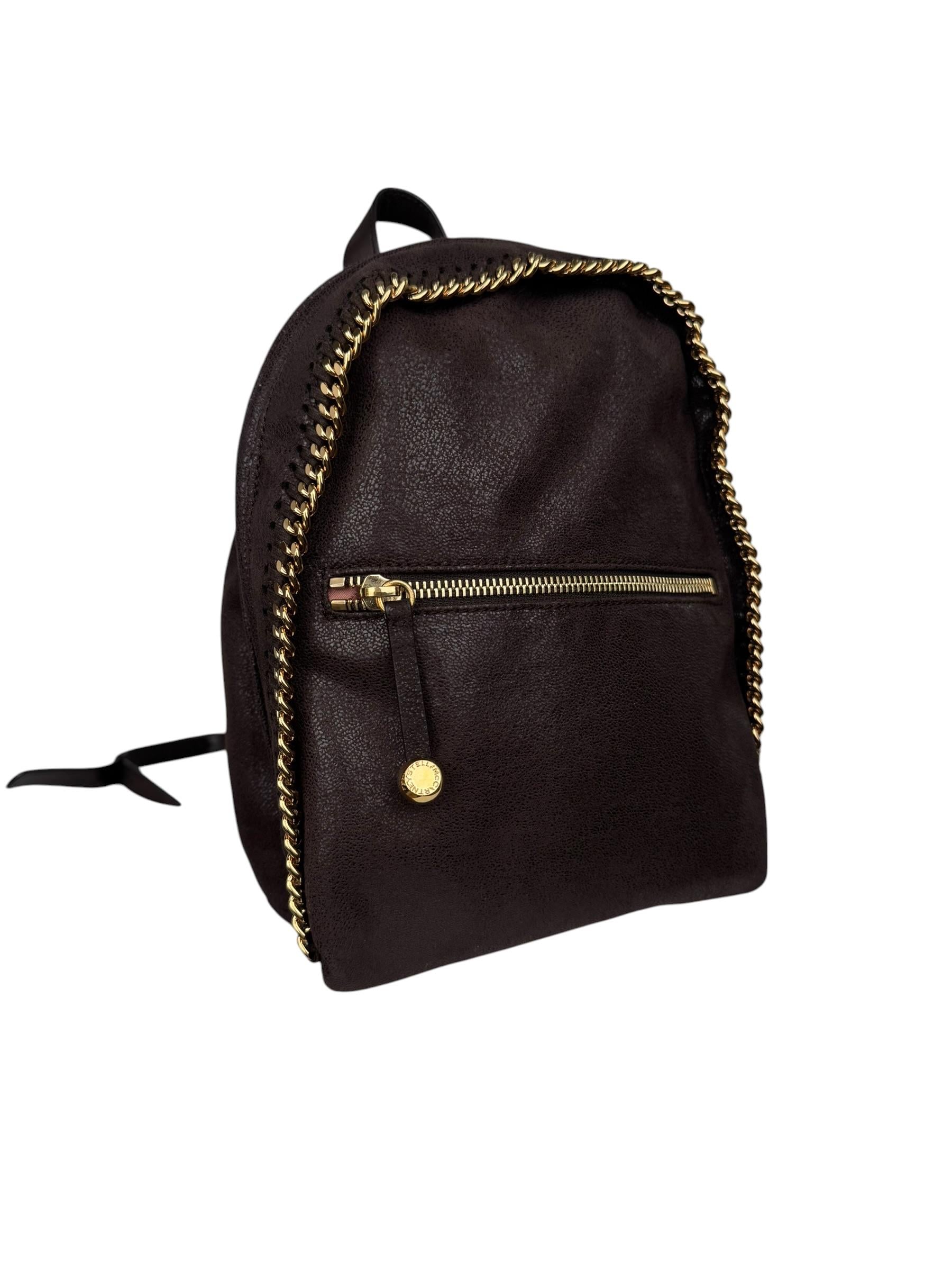 STELLA MCCARTNEY BROWN FALABELLA BACKPACK