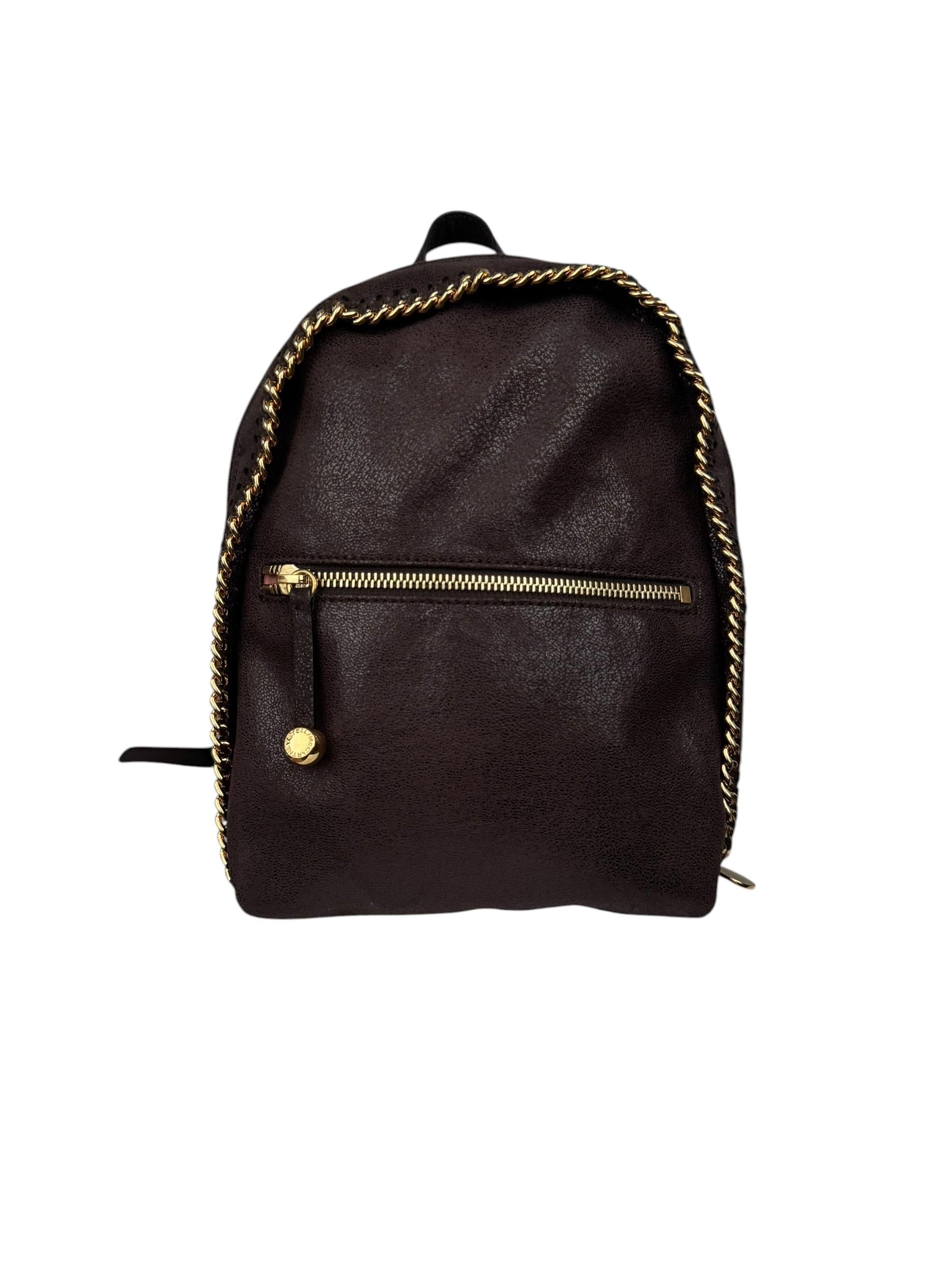 STELLA MCCARTNEY BROWN FALABELLA BACKPACK