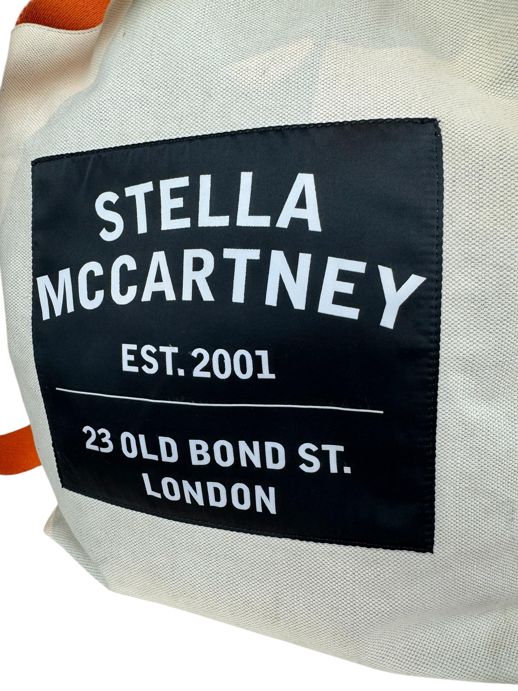 STELLA MCCARTNEY LINEN TOTE BAG