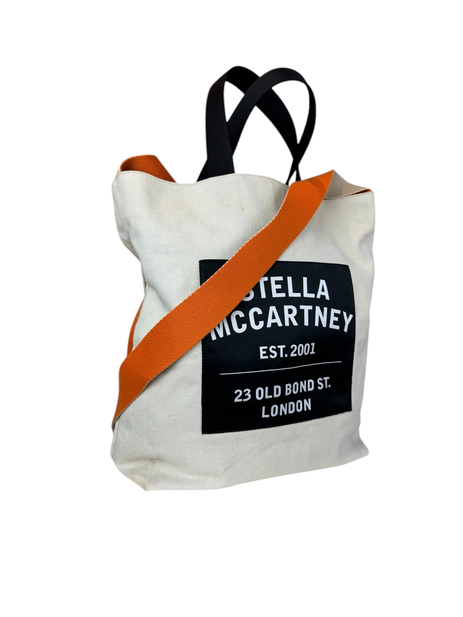 STELLA MCCARTNEY LINEN TOTE BAG