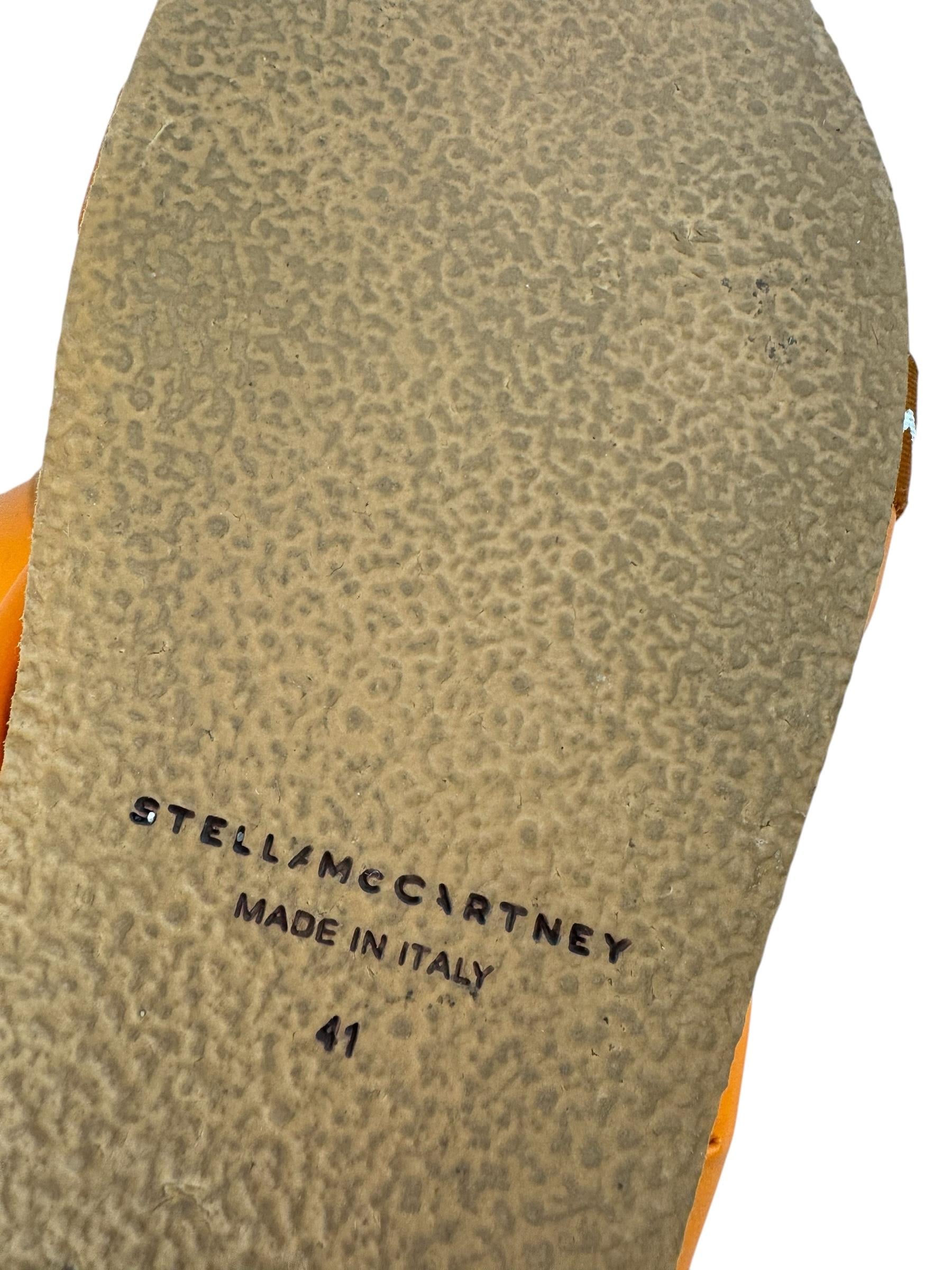 STELLA MCCARTNEY ORANGE MULES