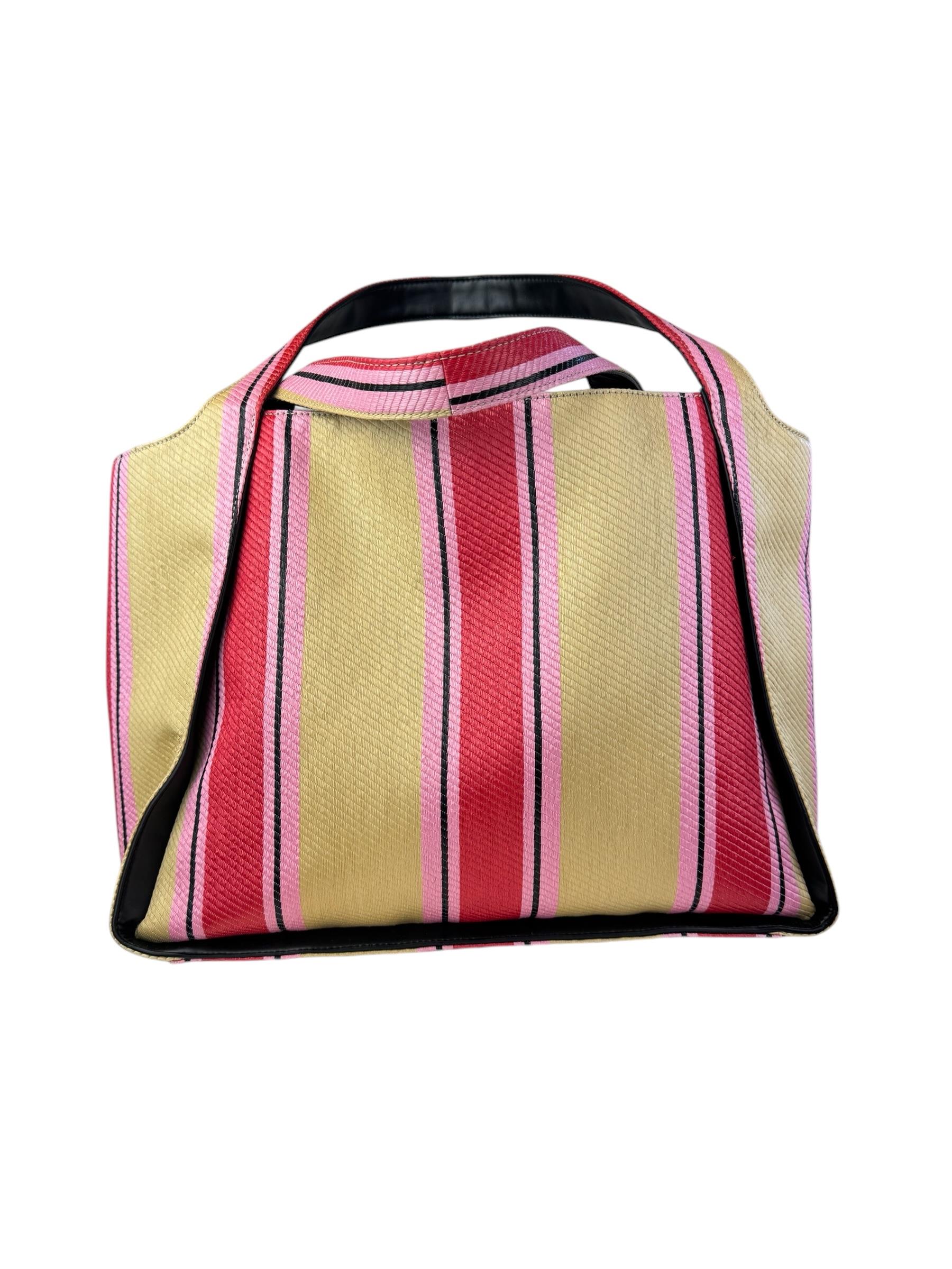 STELLA MCCARTNEY RAFIA TOTE BAG