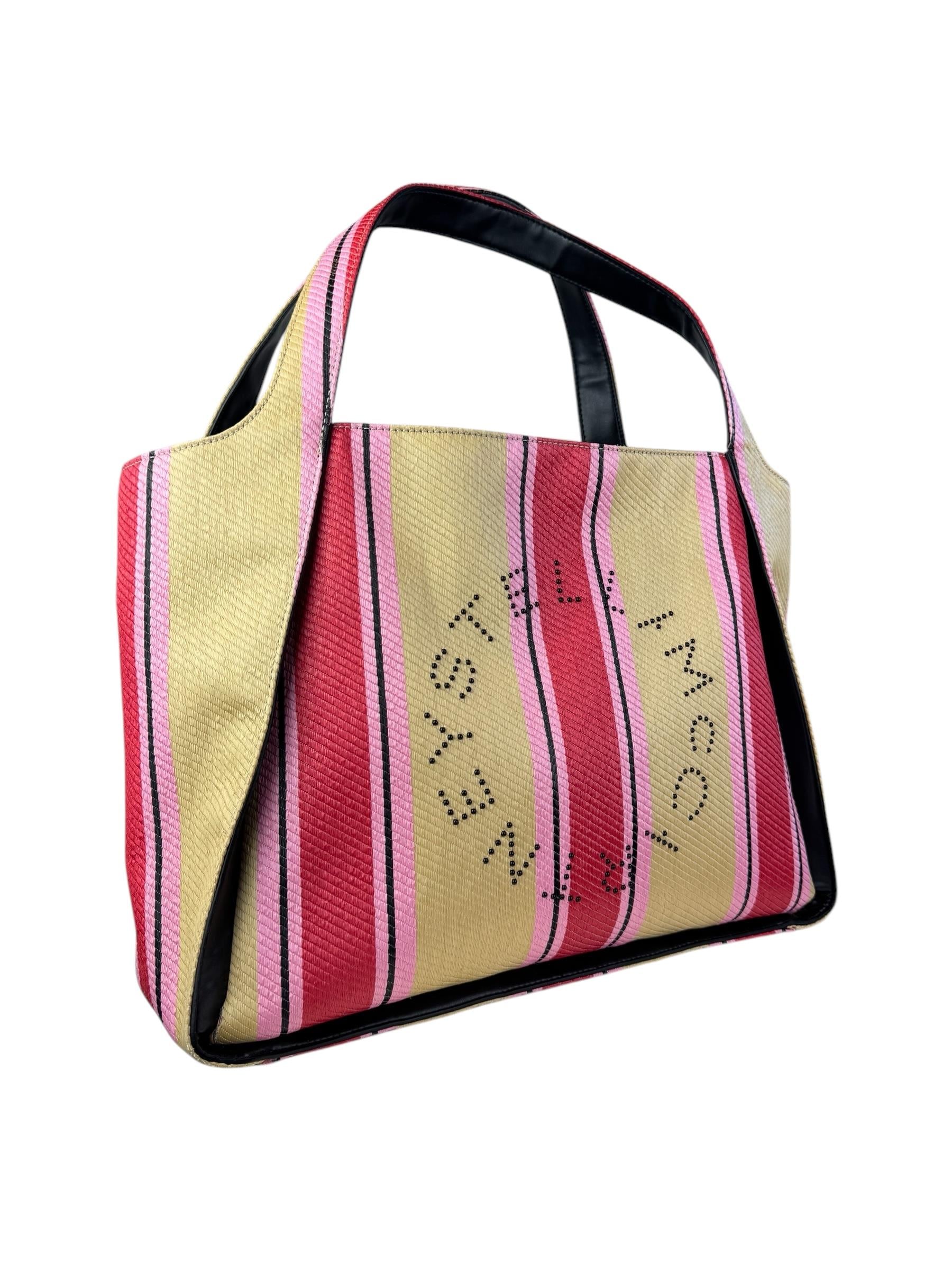 STELLA MCCARTNEY RAFIA TOTE BAG