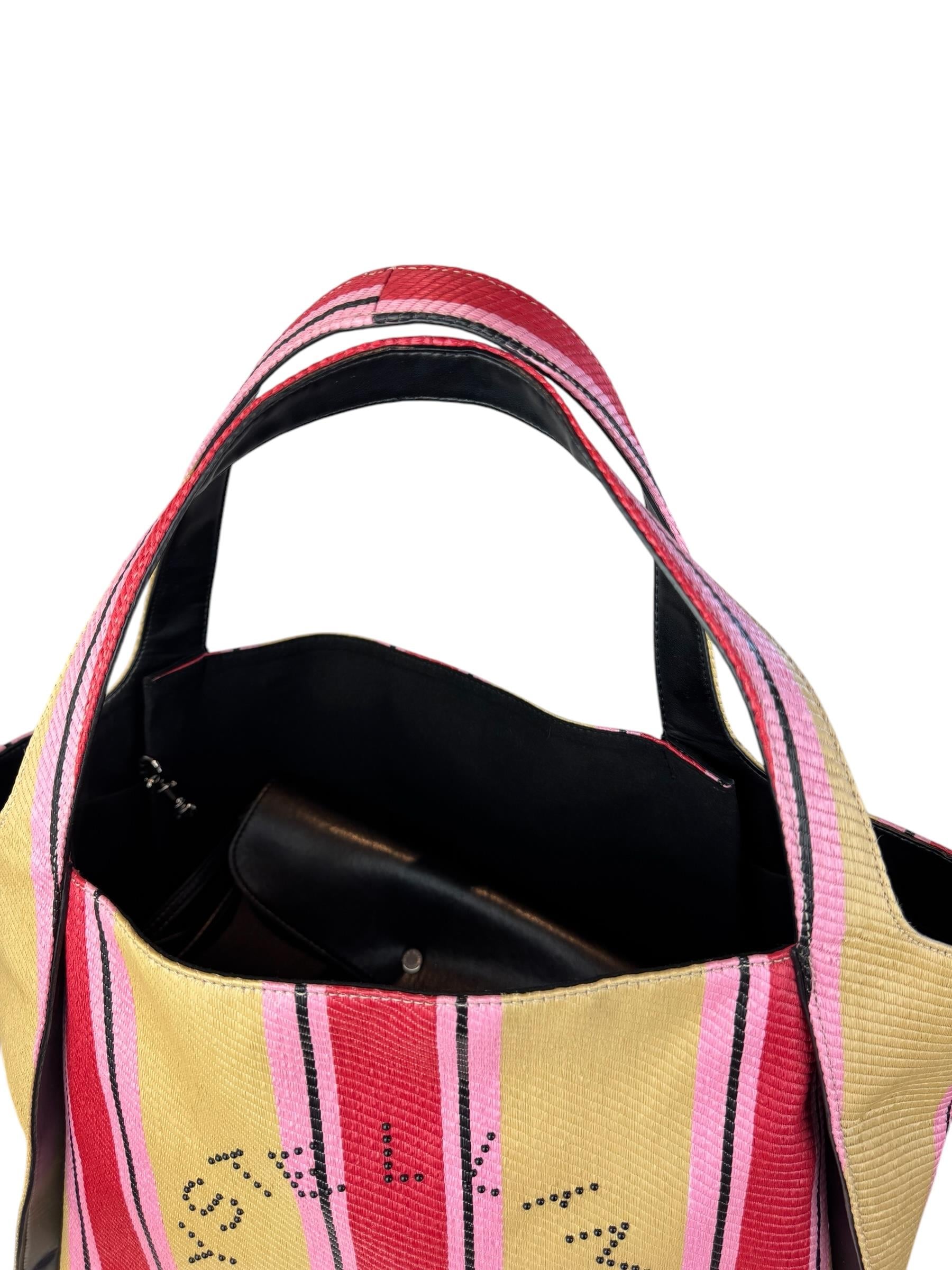 STELLA MCCARTNEY RAFIA TOTE BAG