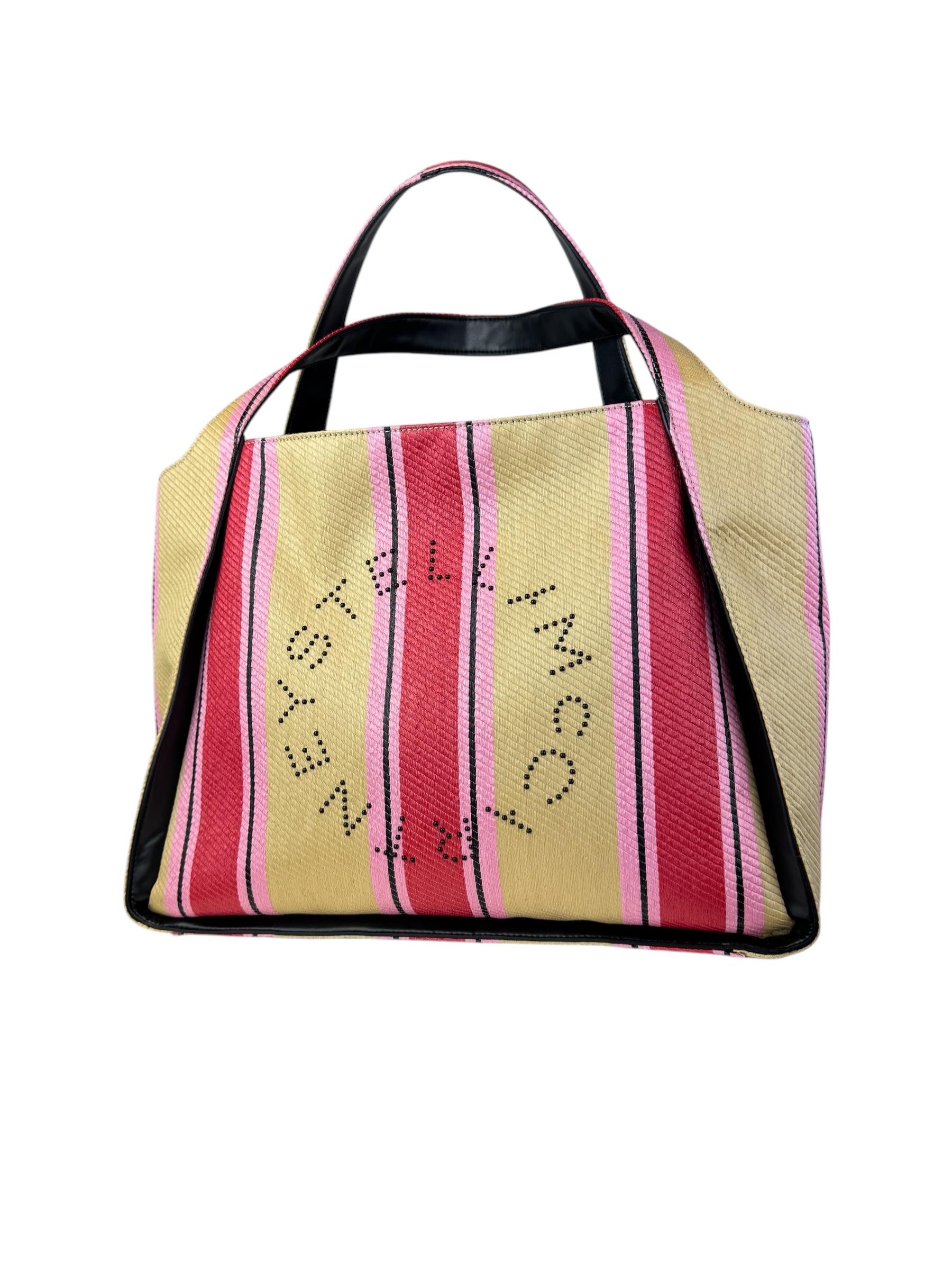 STELLA MCCARTNEY RAFIA TOTE BAG