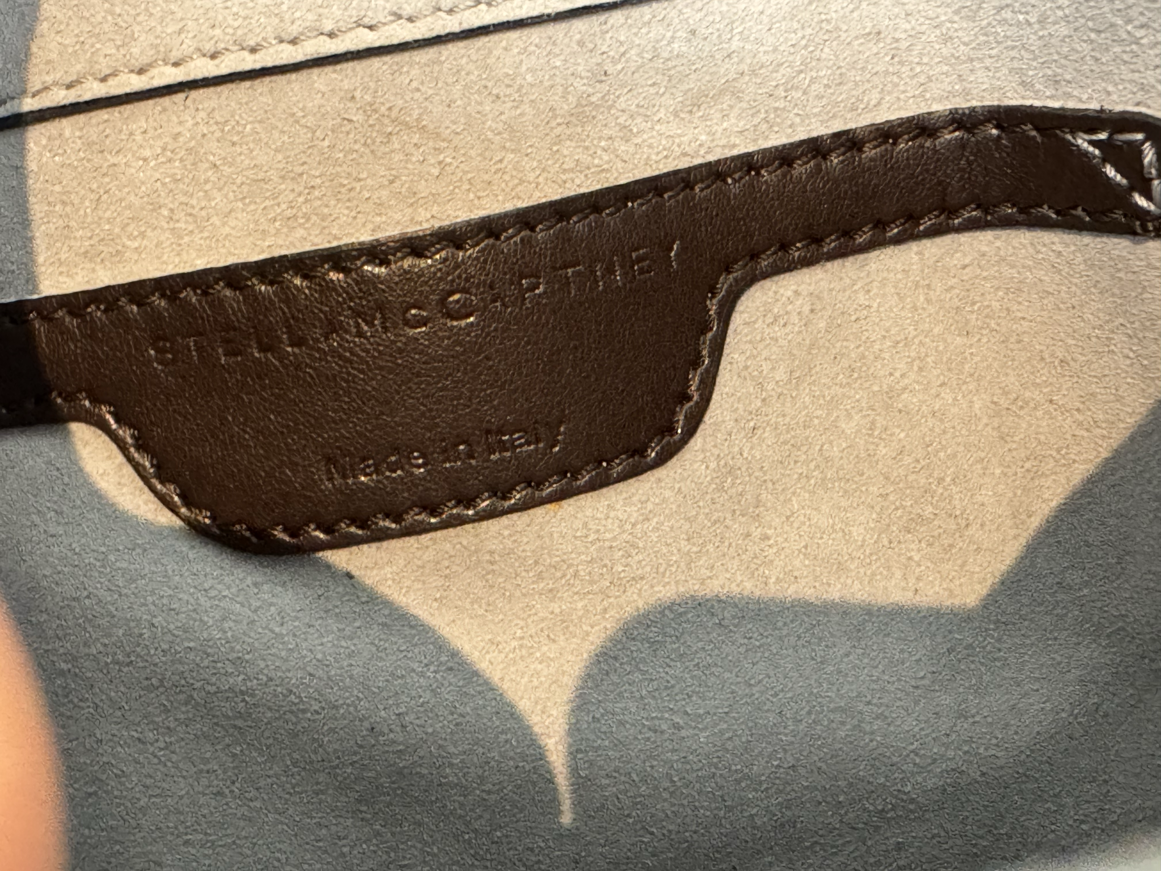 STELLA MCCARTNEY SILVER CHAIN BAG