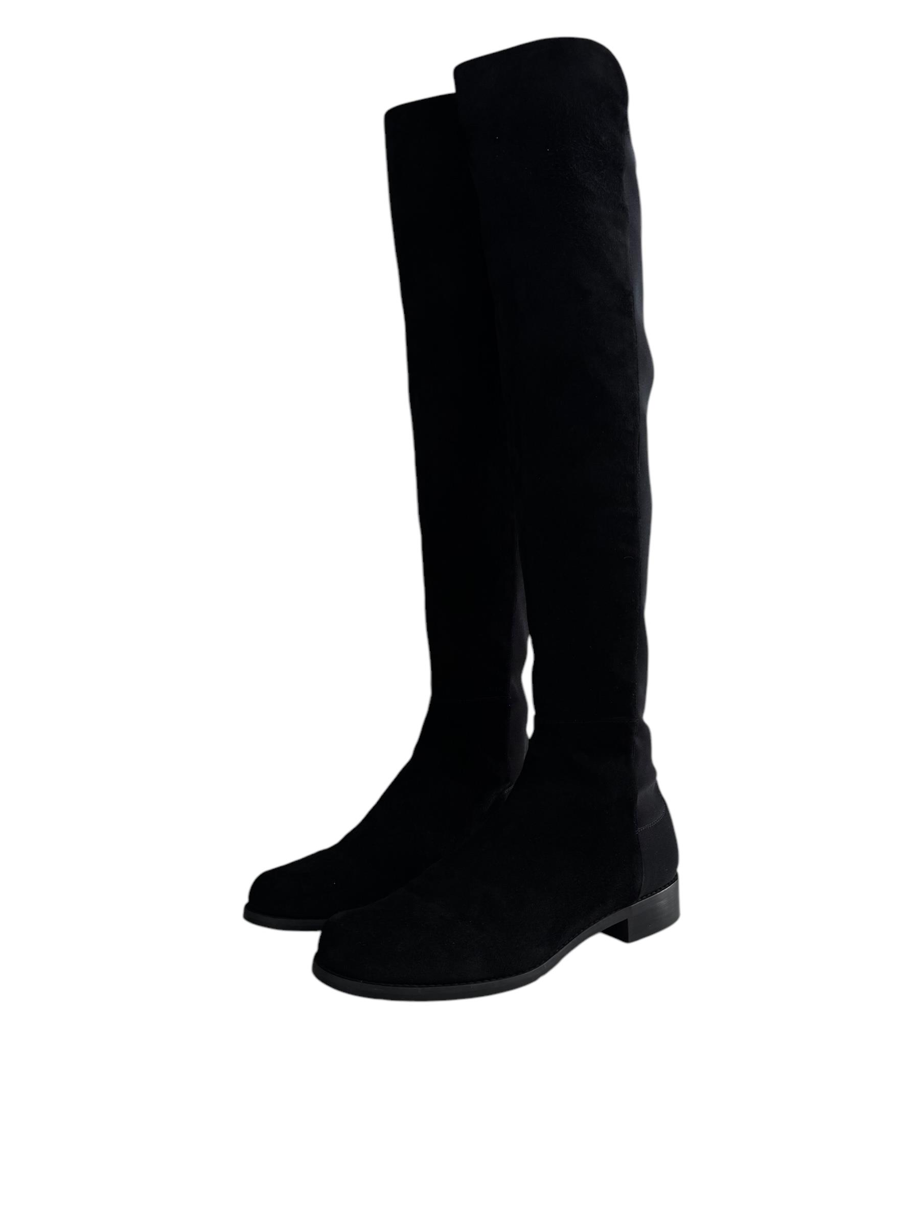 STUART WEITZMAN BLACK BOOTS