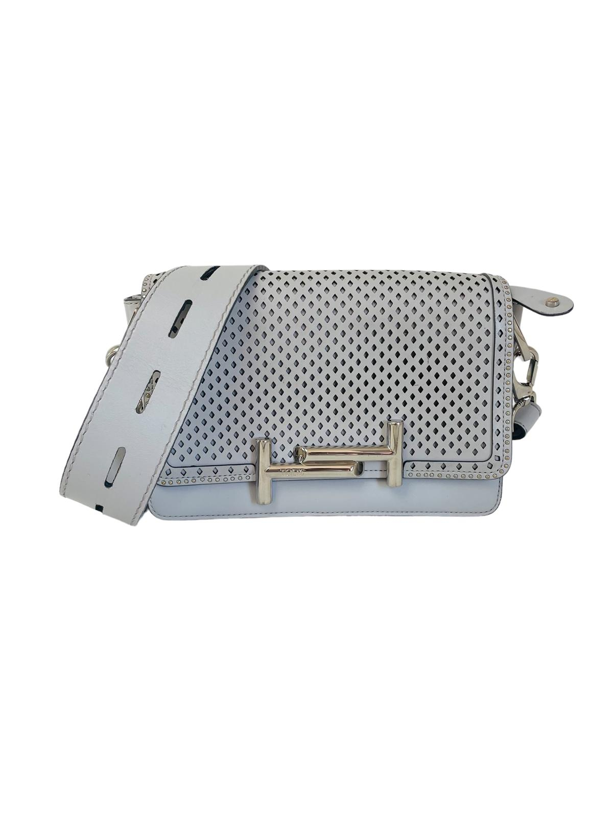 T CROSS LEATHER CROSSBODY BAG