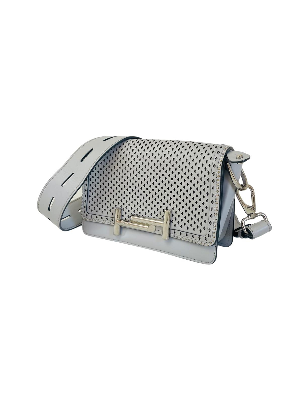 T CROSS LEATHER CROSSBODY BAG