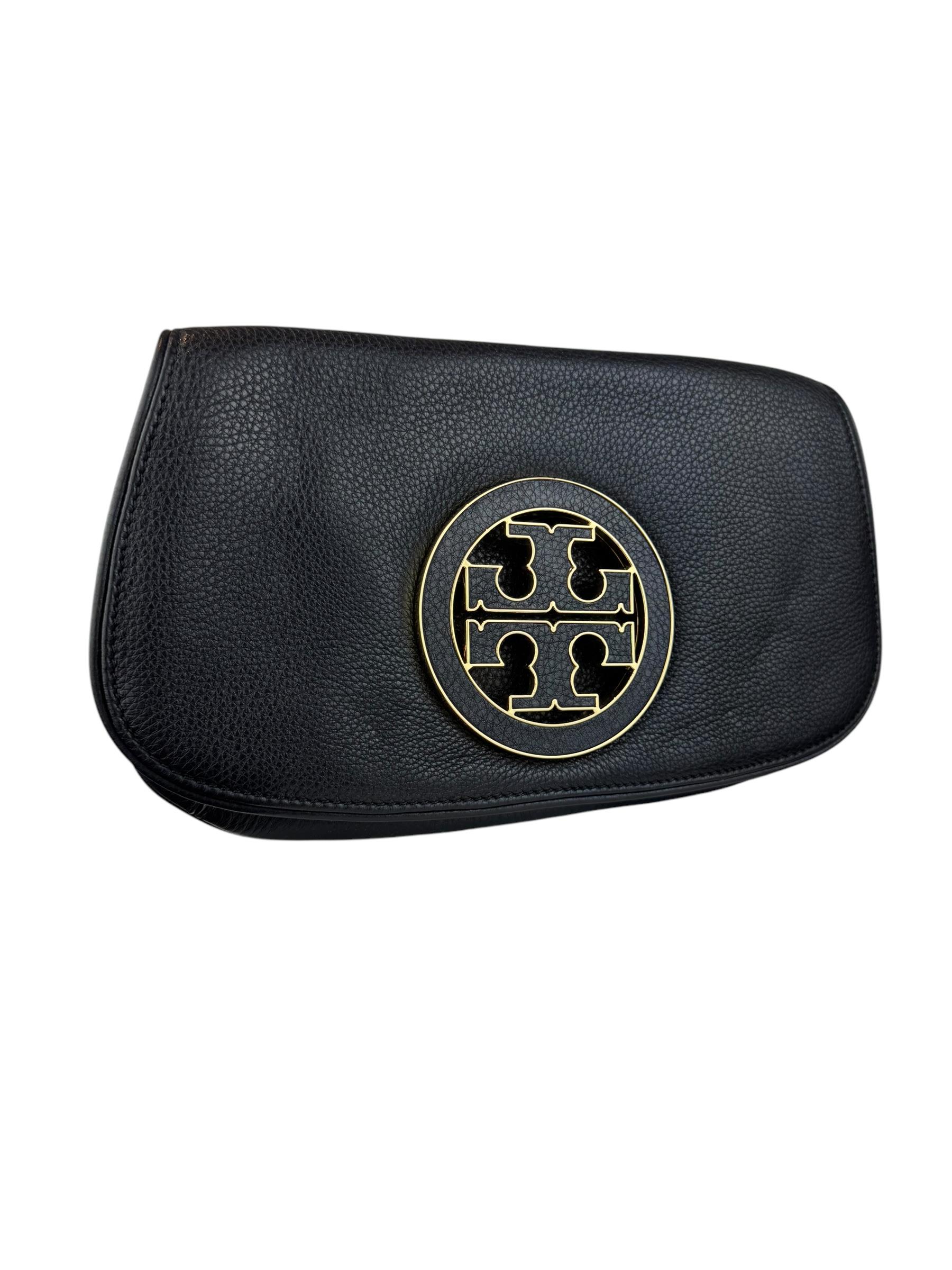 TORY BURCH BLACK LEATHER BAG
