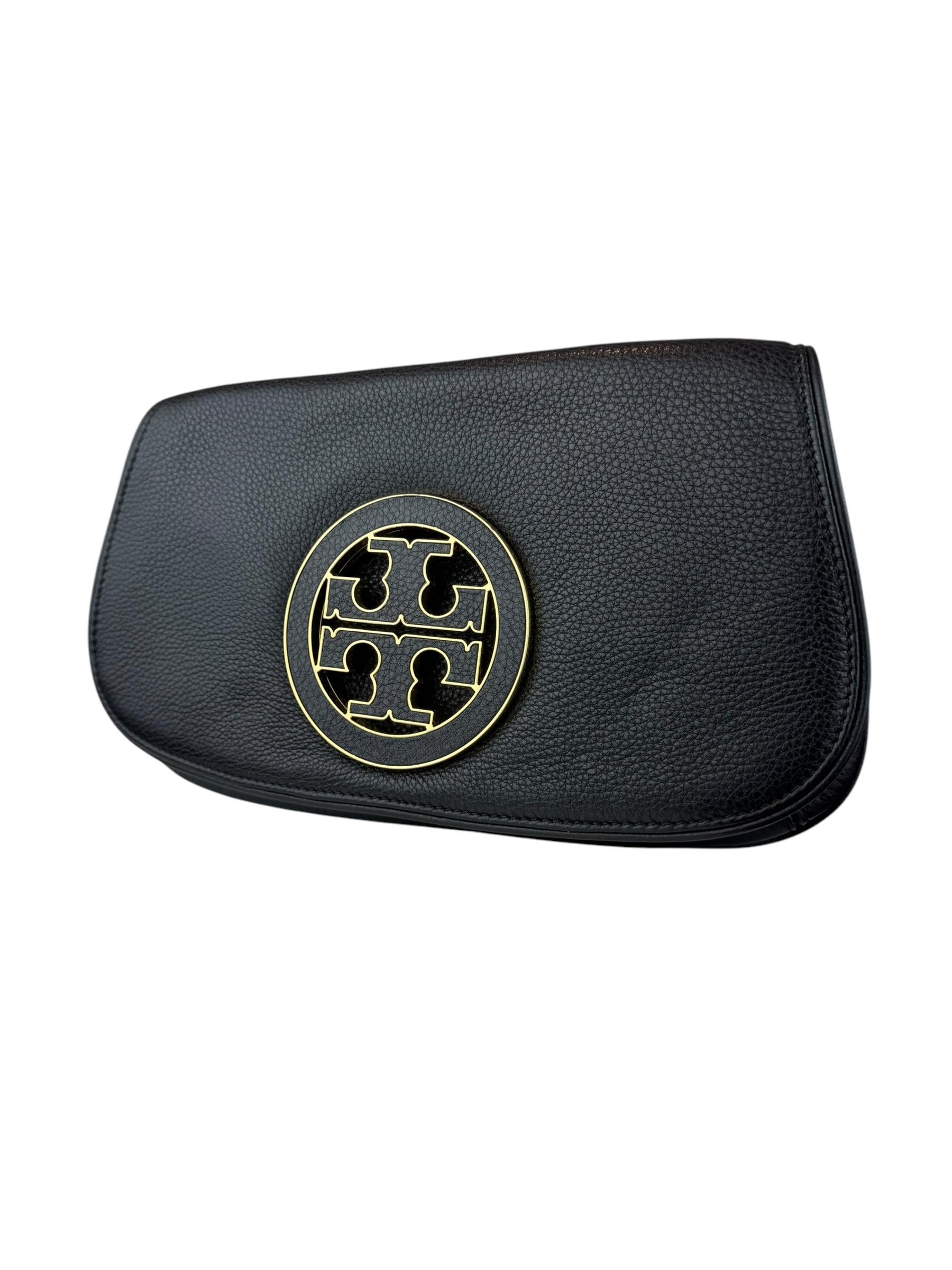TORY BURCH BLACK LEATHER BAG