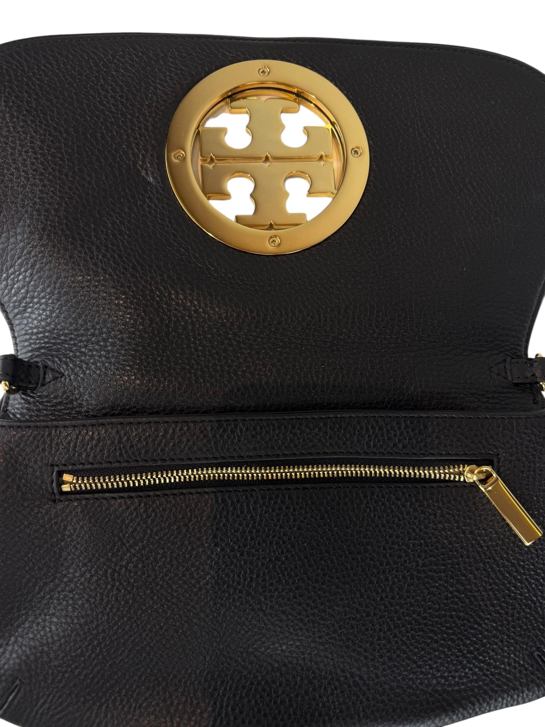 TORY BURCH BLACK LEATHER BAG