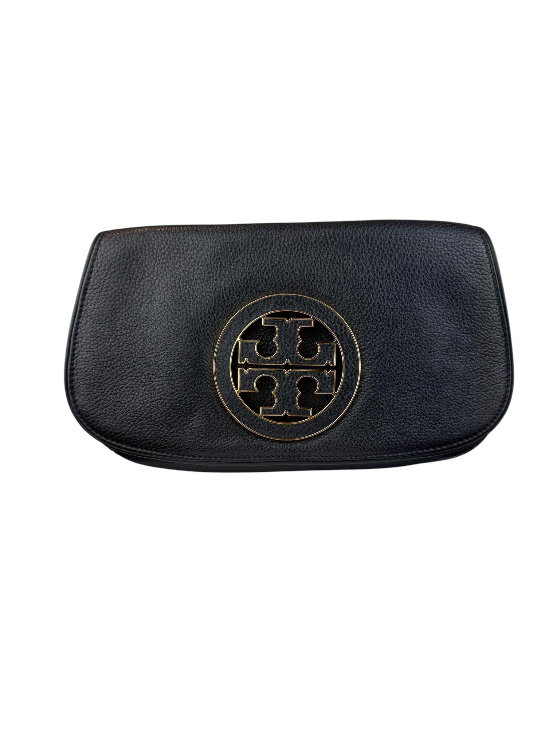 TORY BURCH BLACK LEATHER BAG