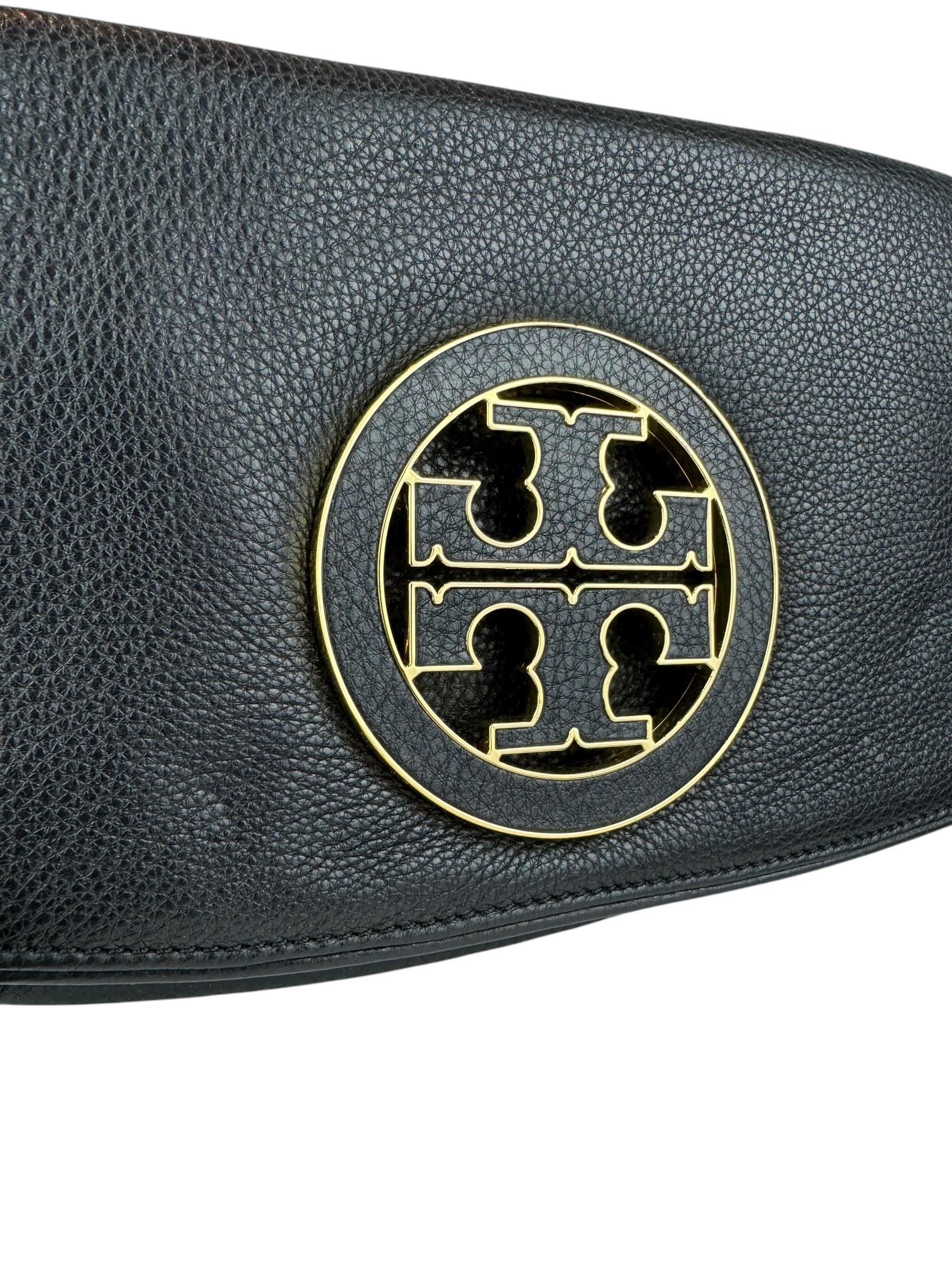 TORY BURCH BLACK LEATHER BAG