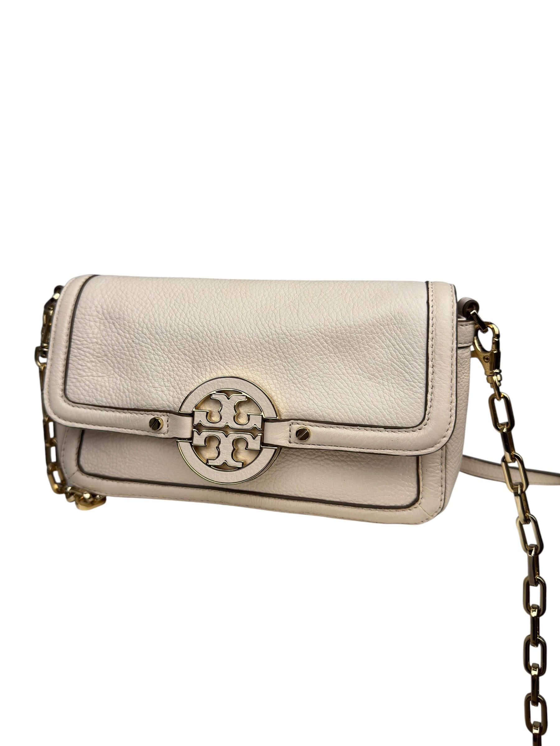 TORY BURCH MINI WHITE CROSSBODY BAG