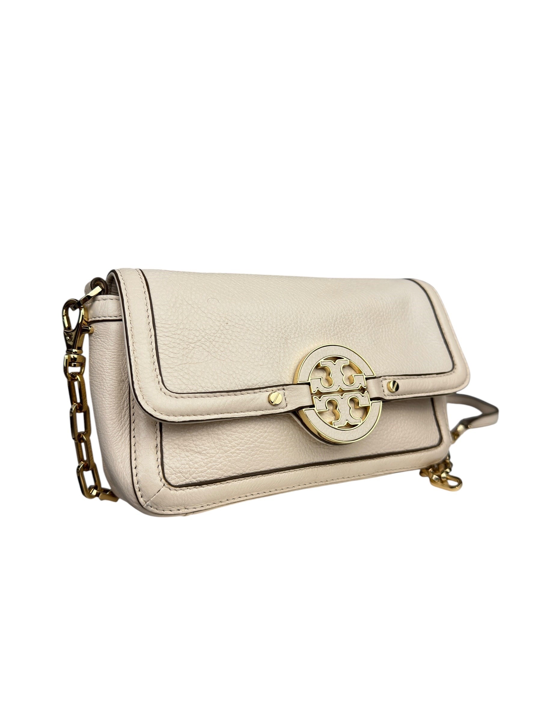 TORY BURCH MINI WHITE CROSSBODY BAG
