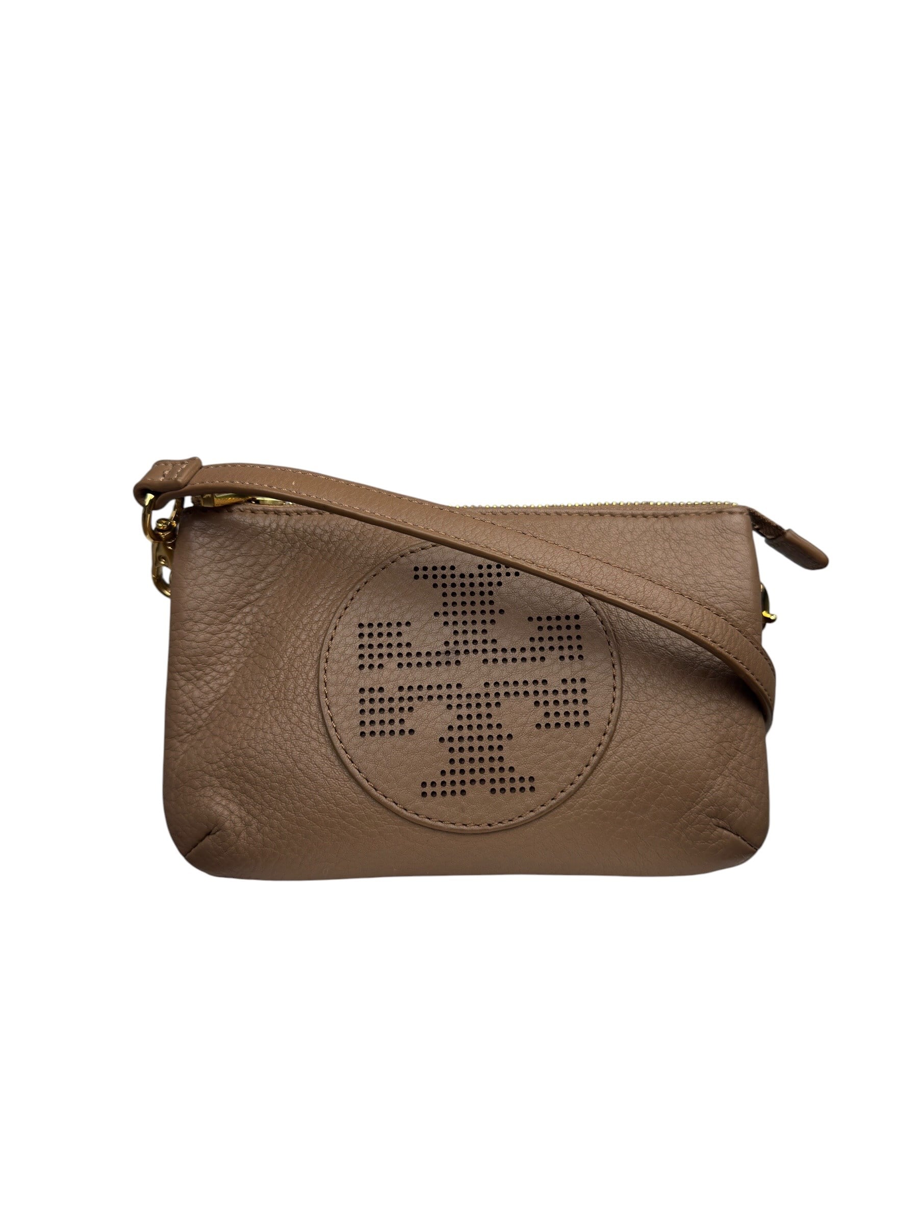 TORY BURCH MINK LEATHER MINI CROSSBODY BAG