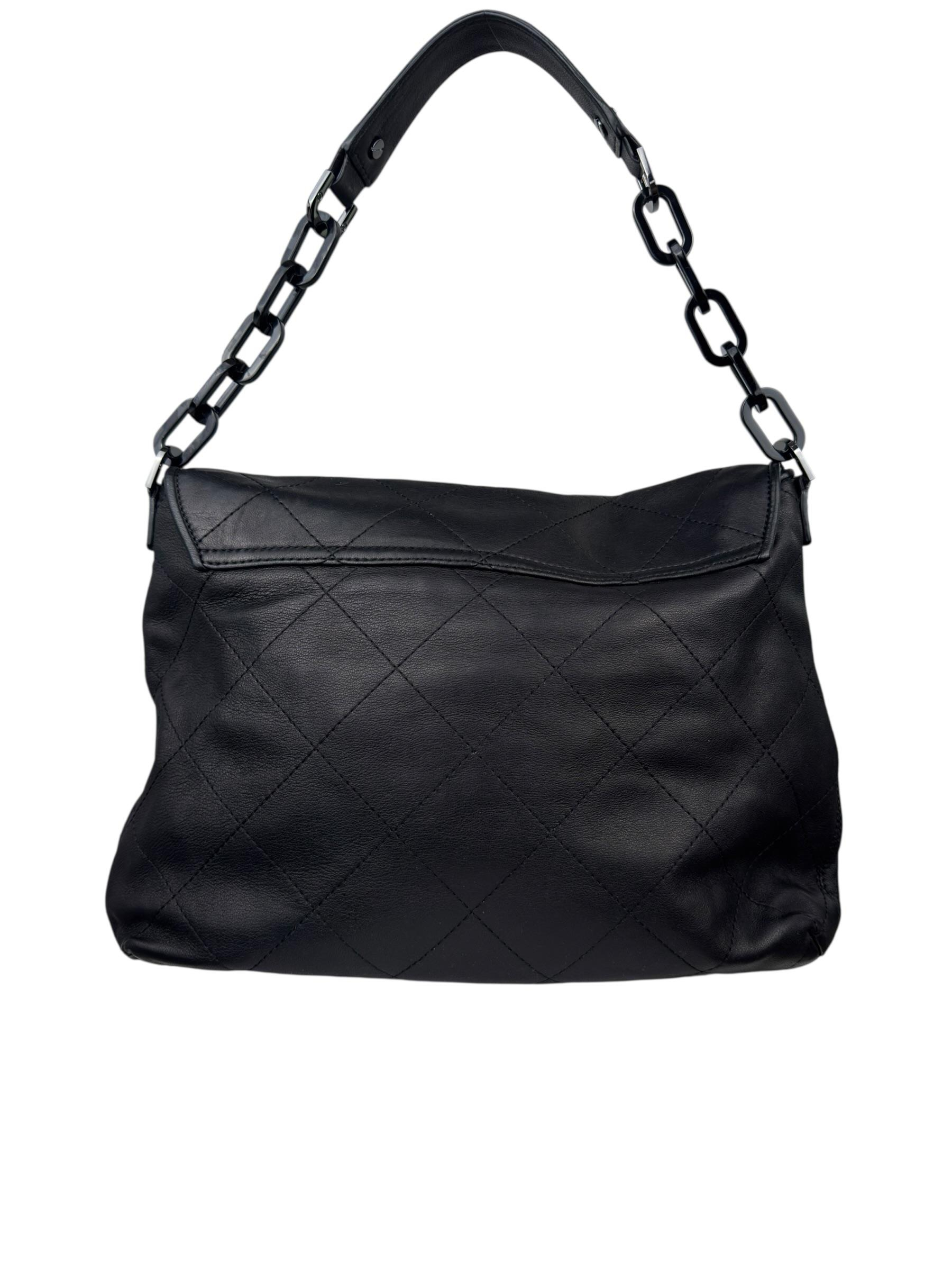 TORY BURCH QUILTED LEATHER SHOULDER BAG