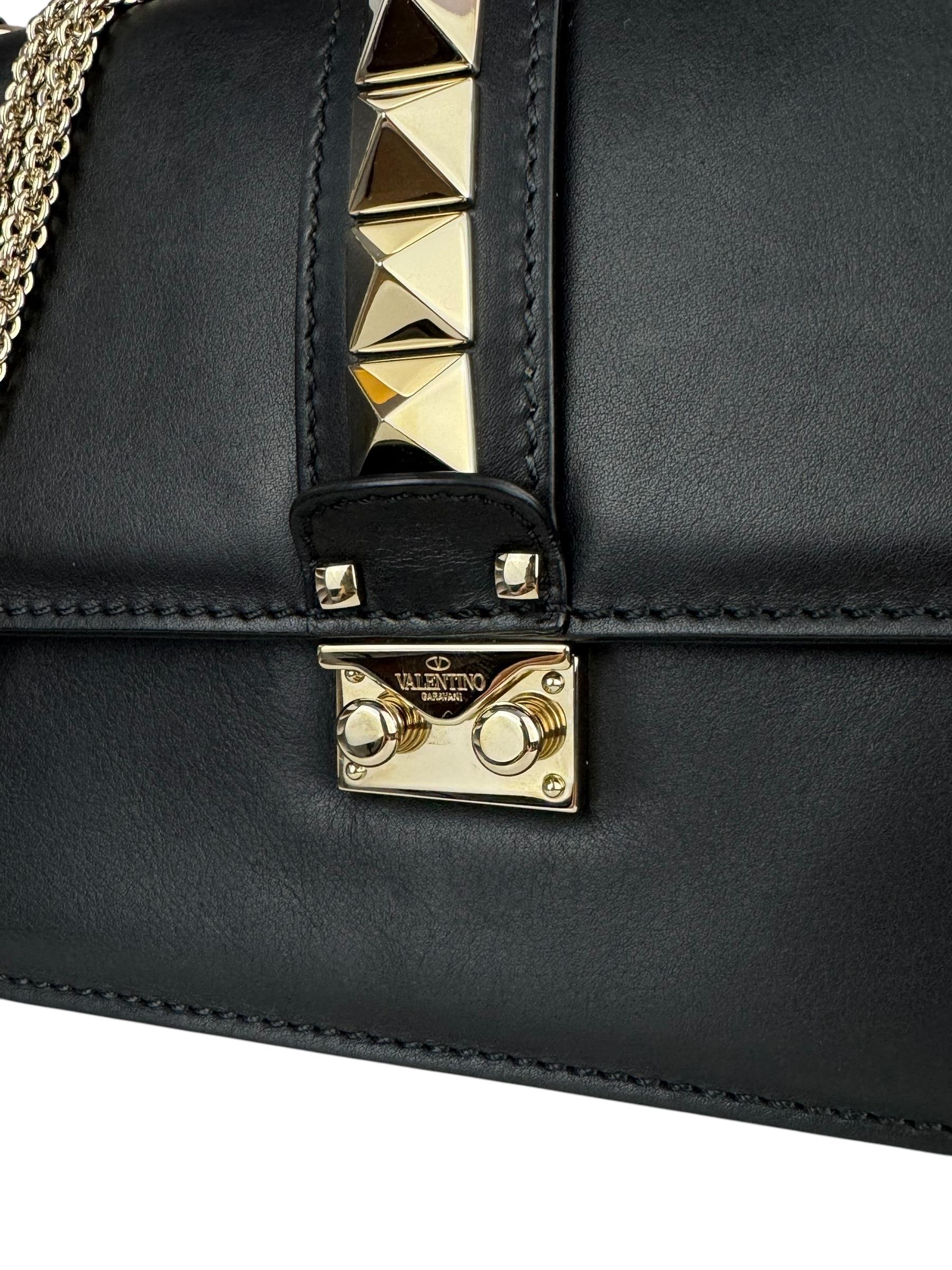VALENTINO BLACK ROCKSTUD BAG