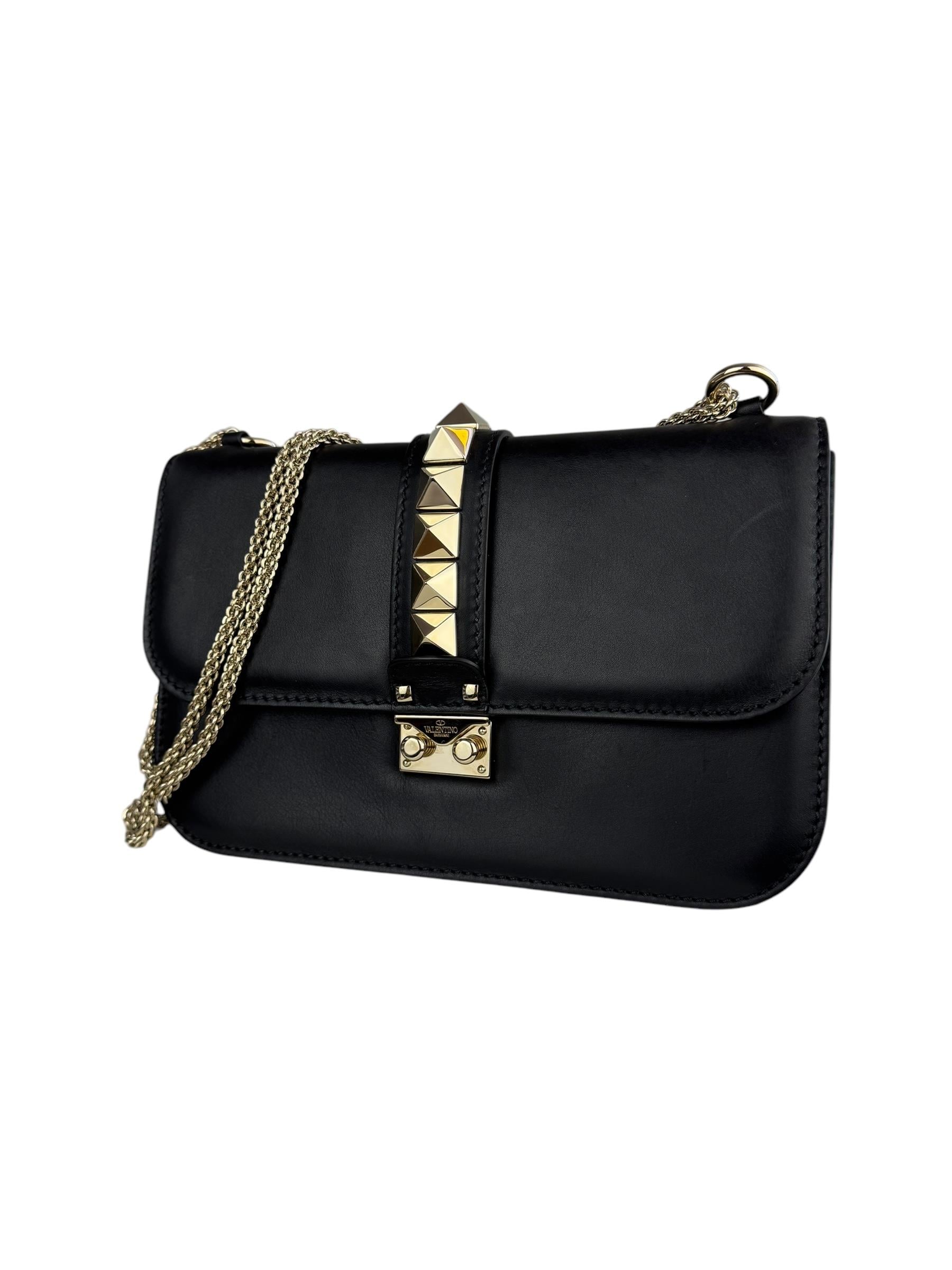 VALENTINO BLACK ROCKSTUD BAG