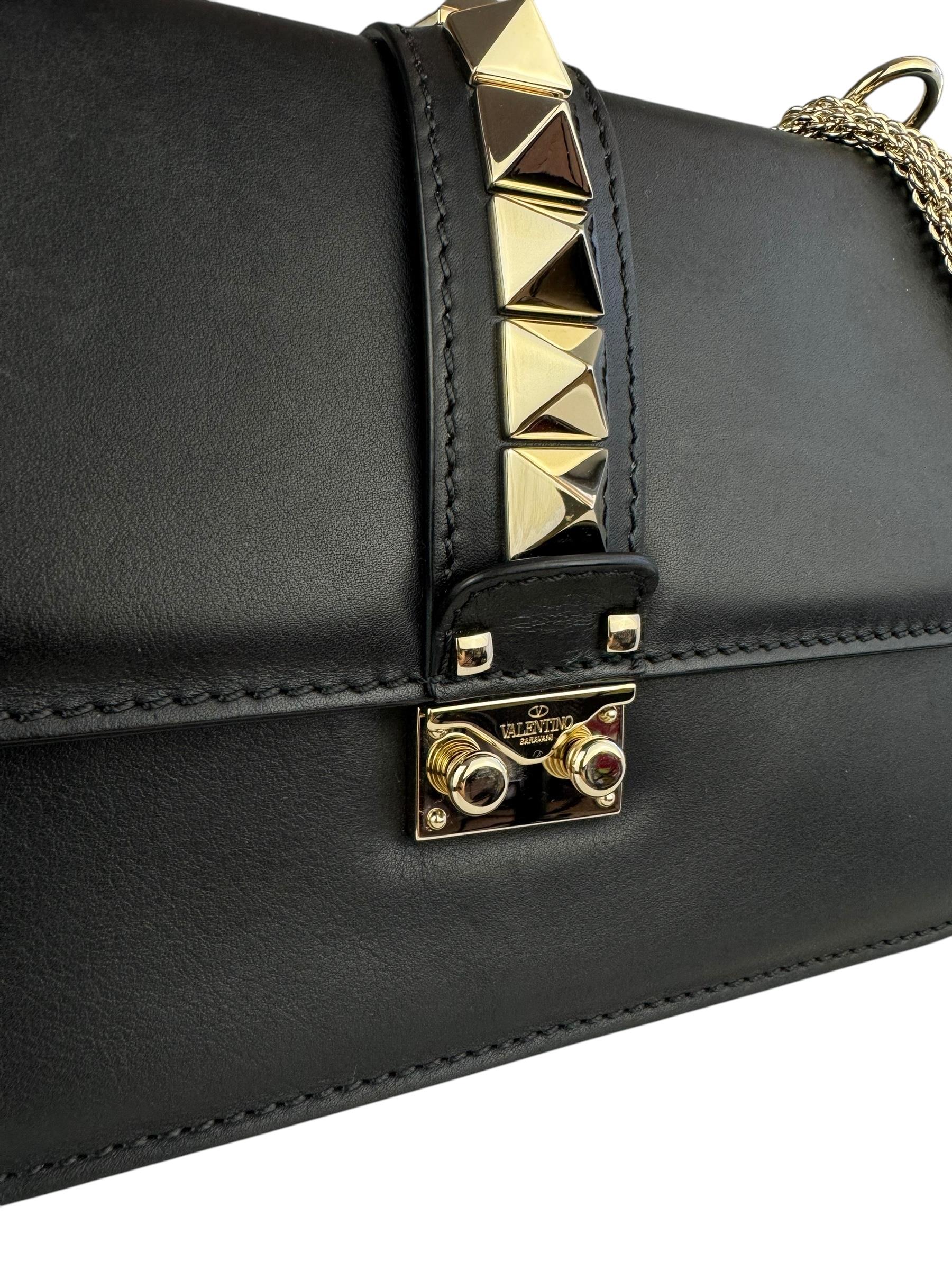 VALENTINO BLACK ROCKSTUD BAG