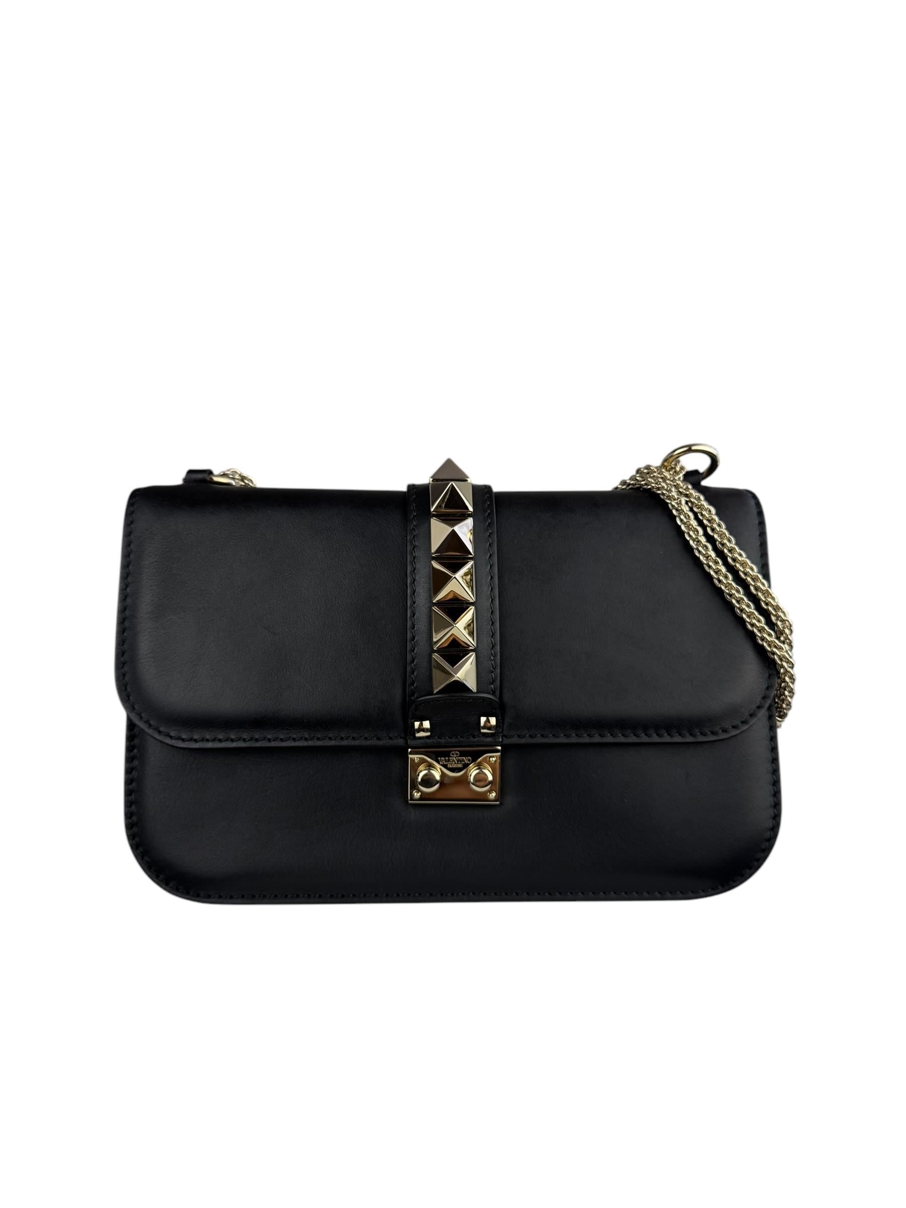 VALENTINO BLACK ROCKSTUD BAG